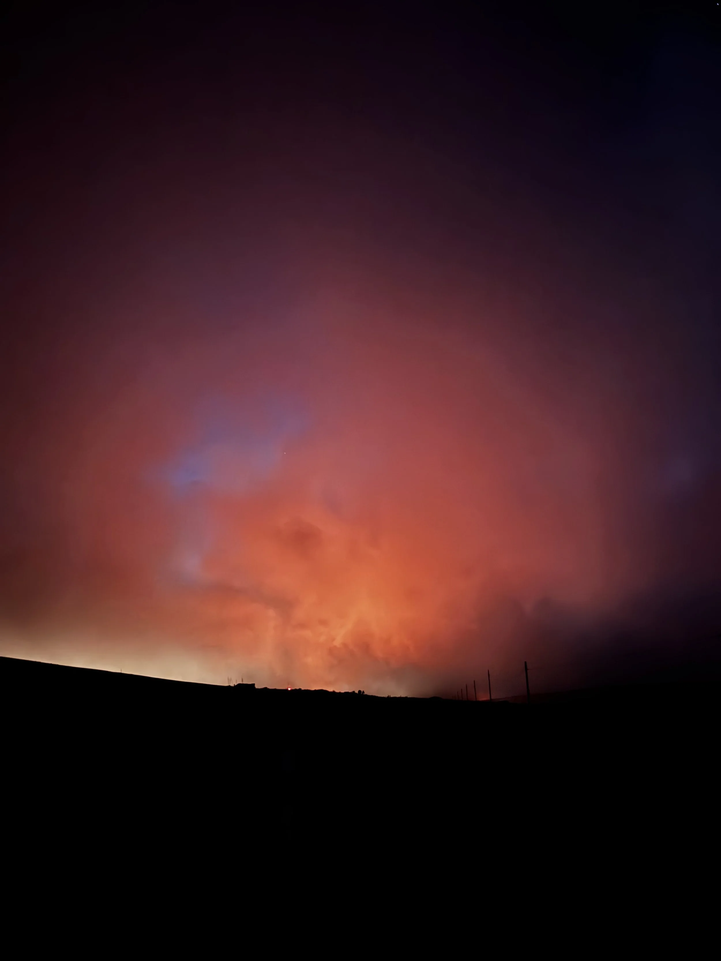 The glow of San Juan can be seen across the island long before midnight.