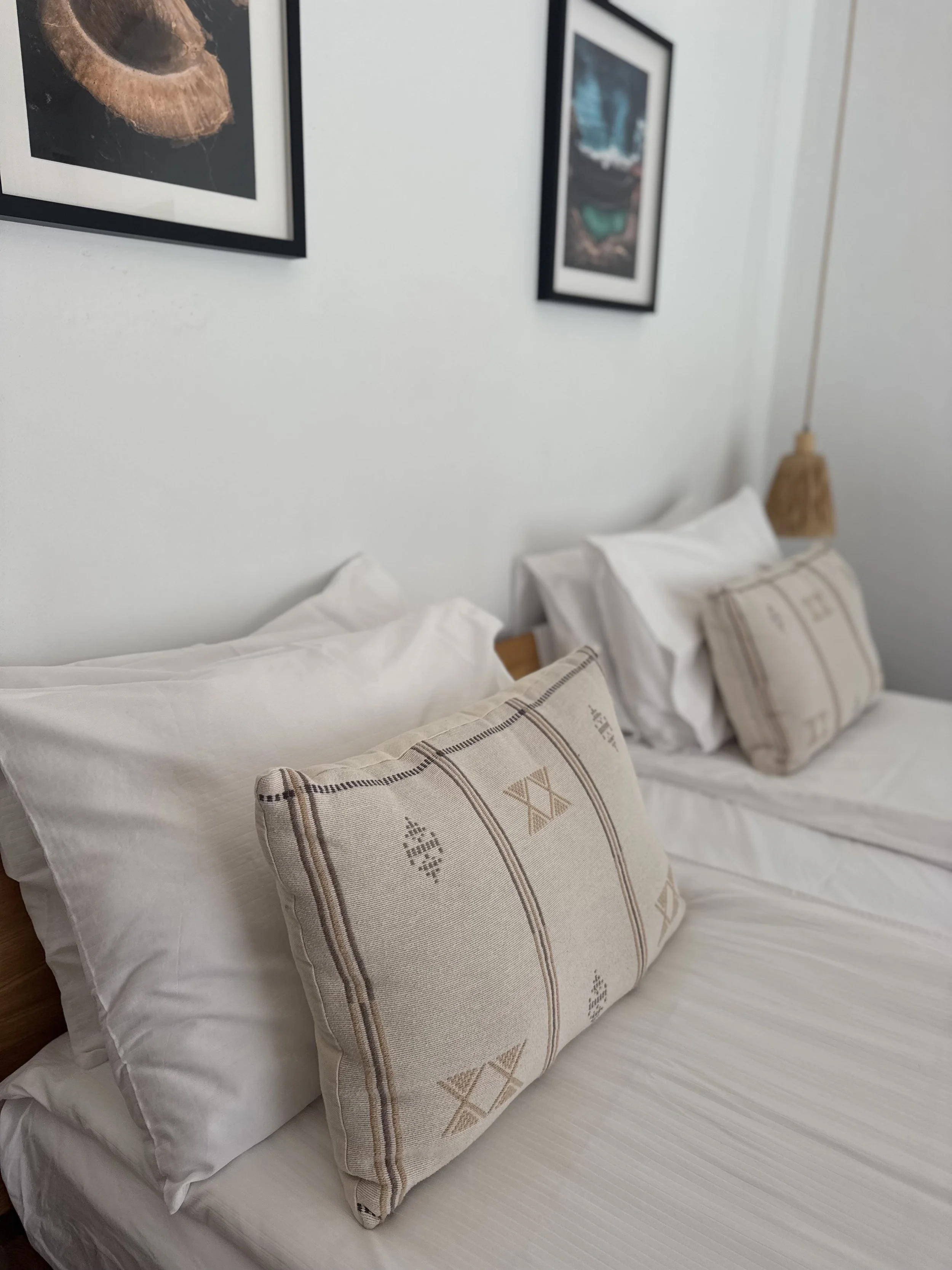 Boutique bedroom decoration detail at Casita Coco Lanzarote