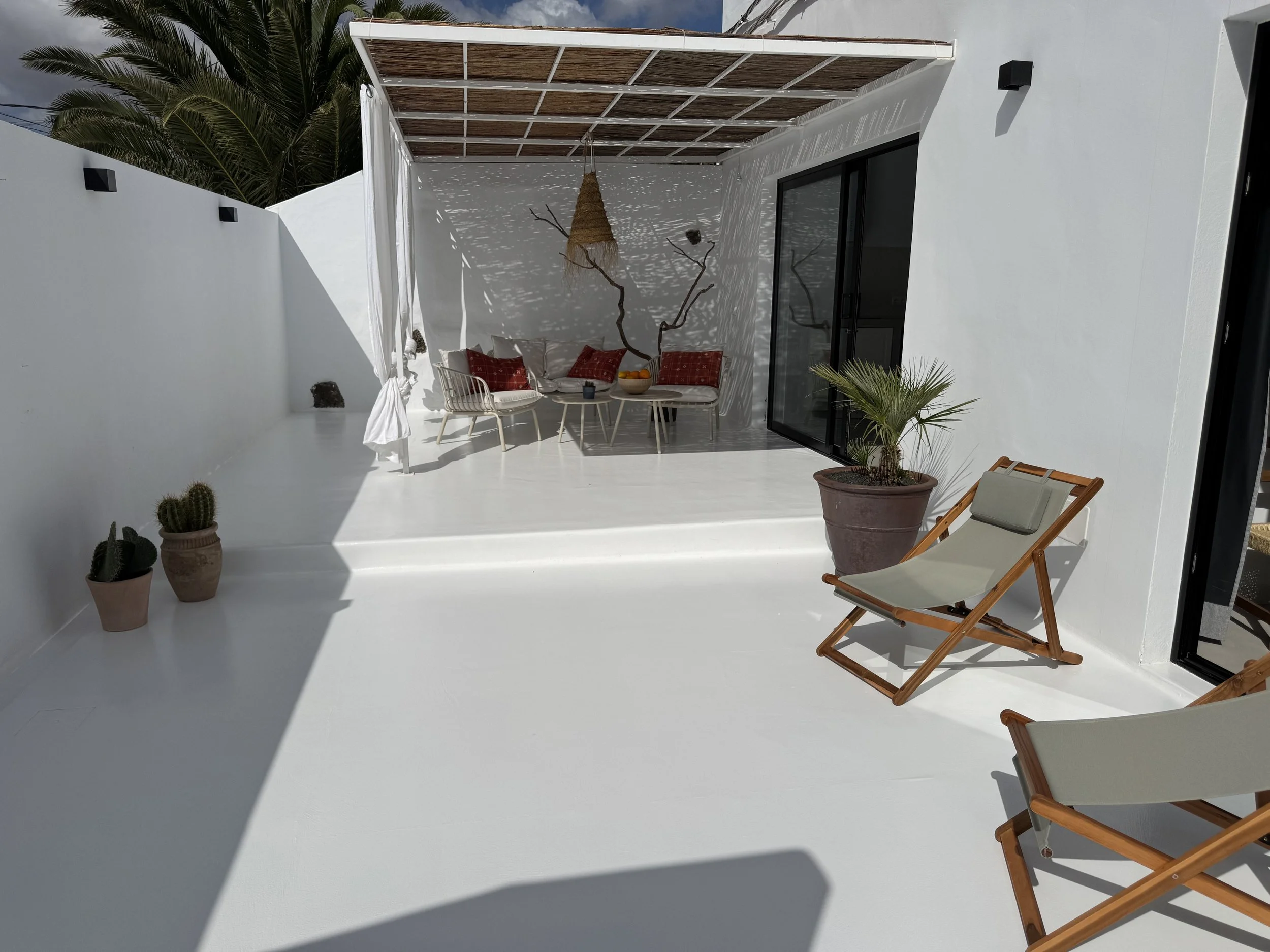 private terrace modern look