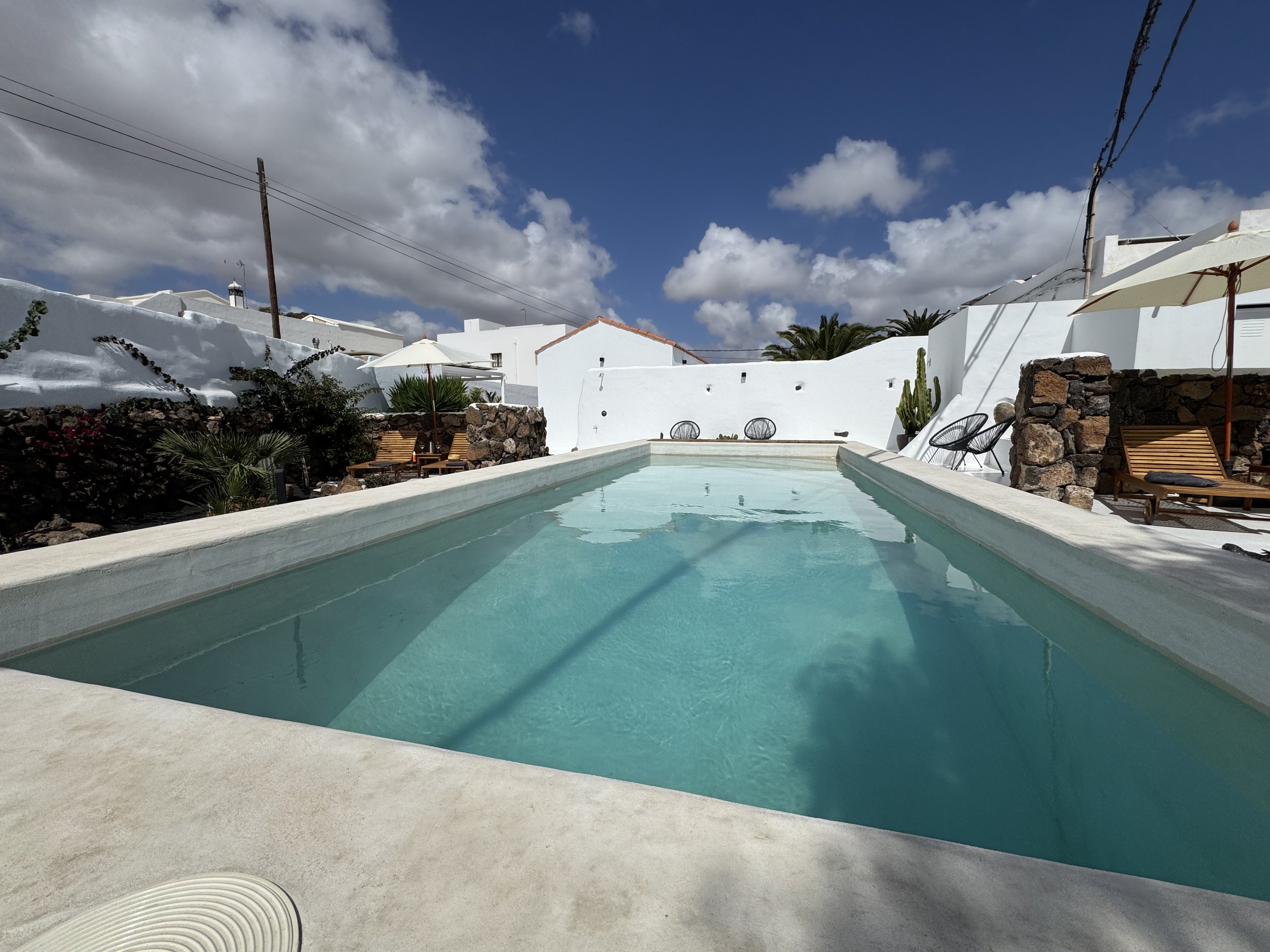 Boutique swimming pool at Casitas Santa Rita Lanzarote