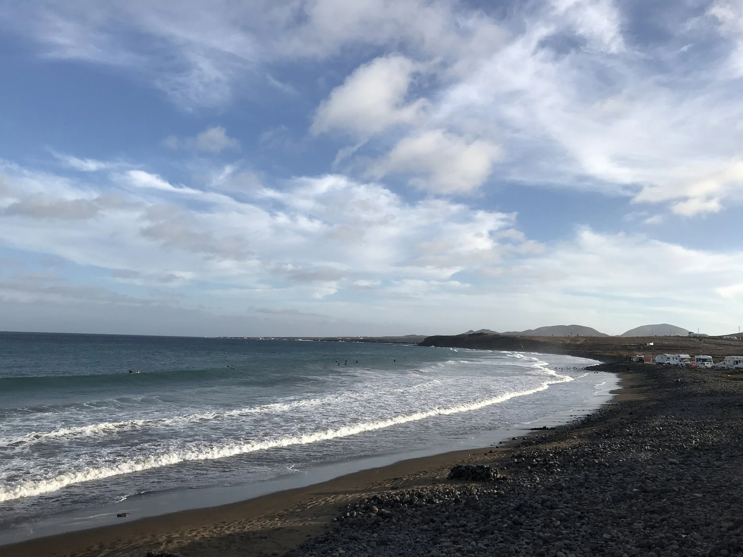 Playa La Garita Lanzarote North close to Guatiza