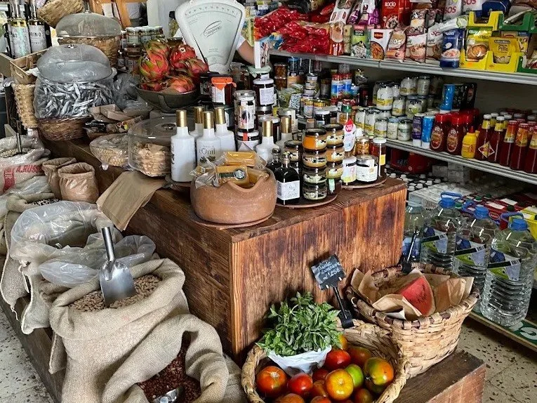 Interior of Tienda de Lourdes traditional village shop in Soo, Lanzarote