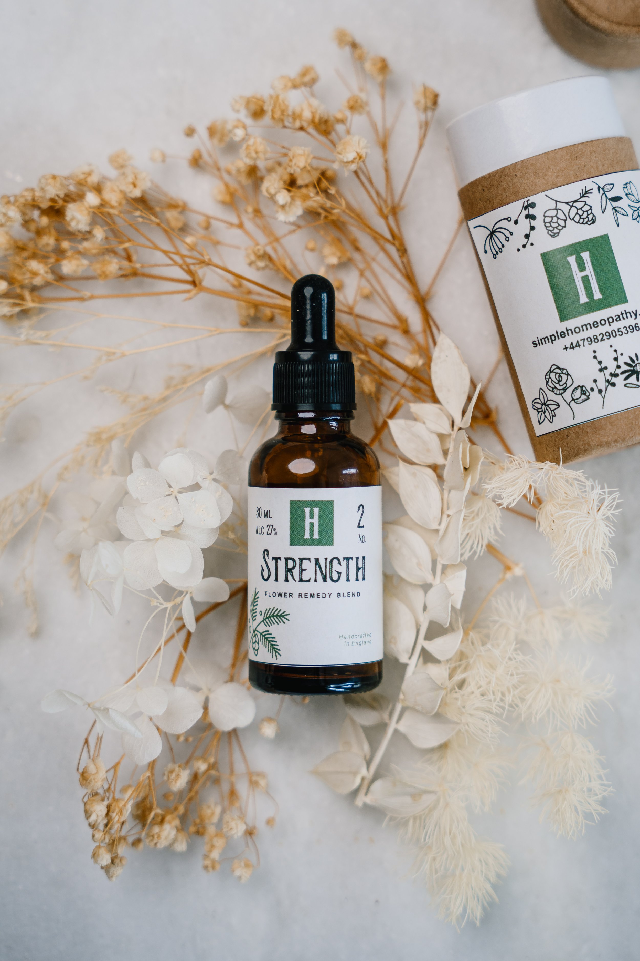 Strength  Flower Remedy Blend