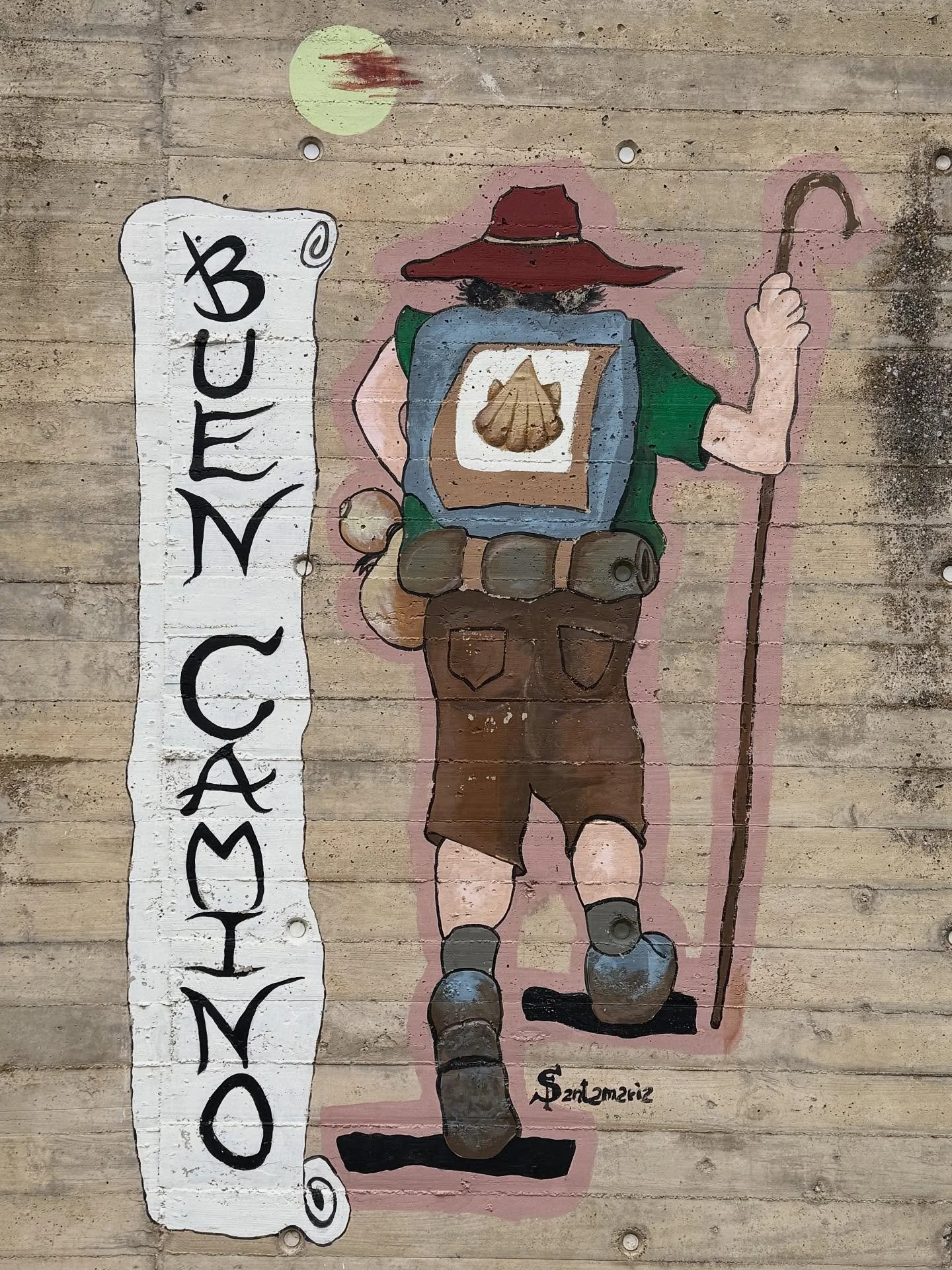Buen Camino!  What a wonderful day for a hike through the quaint villages and beautiful countryside of Spain.
Today we walk 14.
#lifeisgood #camino #caminodesantiago