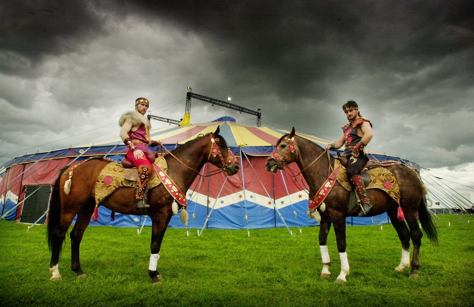COSSACKS ASLAN ZHOUGOTOV AND TAMERLAN BERESOZ.