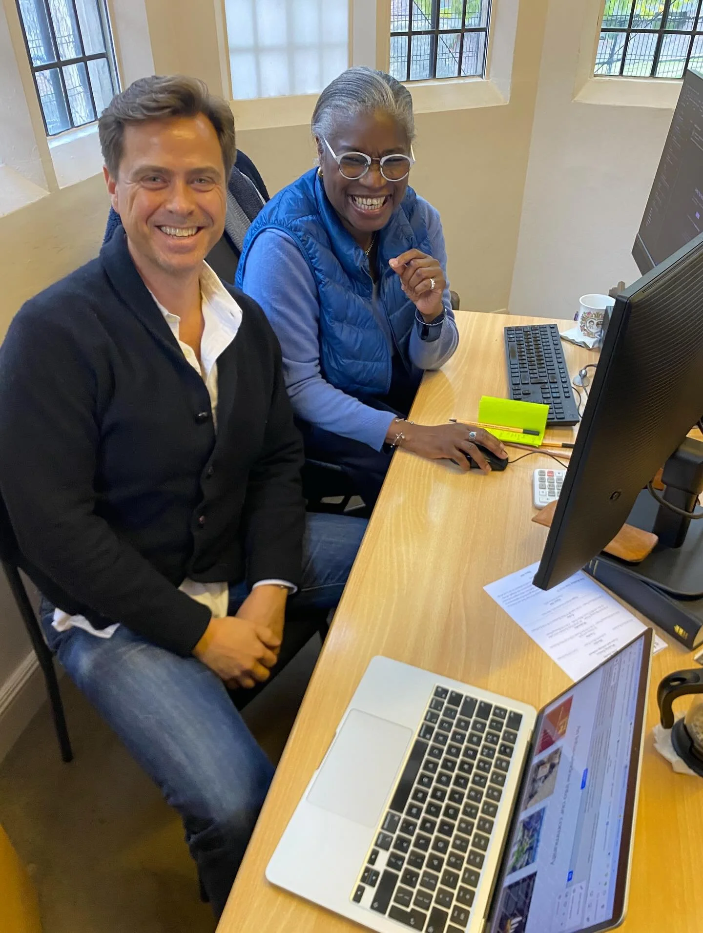 What&rsquo;s the name for a medieval Silicon Valley in The City of London? Parish Administrator &rsquo;Tola and Church Council Secretary Peter are building a new website&hellip;. Watch this space.