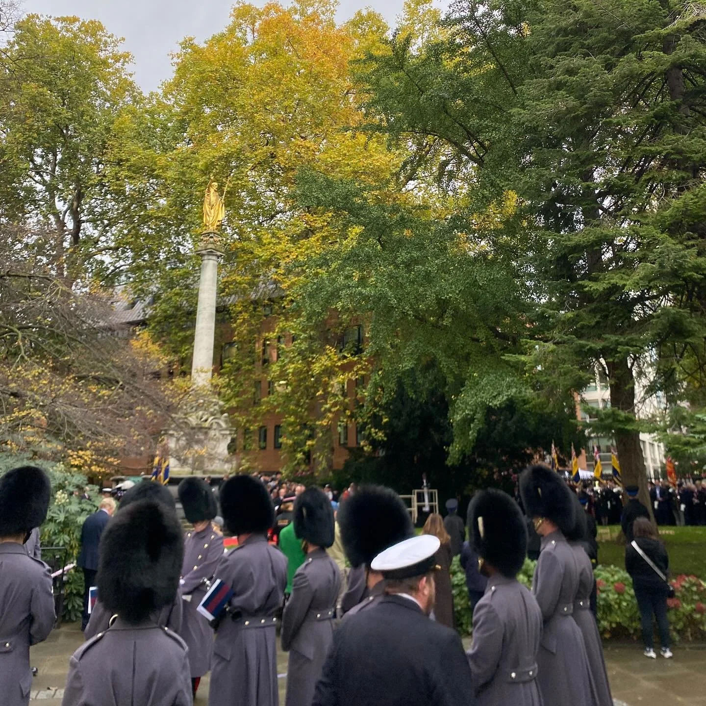 Moving to see some of our kids from St Giles&rsquo; Sunday Parish Eucharist singing at the St Paul&rsquo;s Cathedral Field of Remembrance with the Lord Mayor, Sheriffs, HM Armed Forces and Livery of The City, including our own Worshipful Companies of