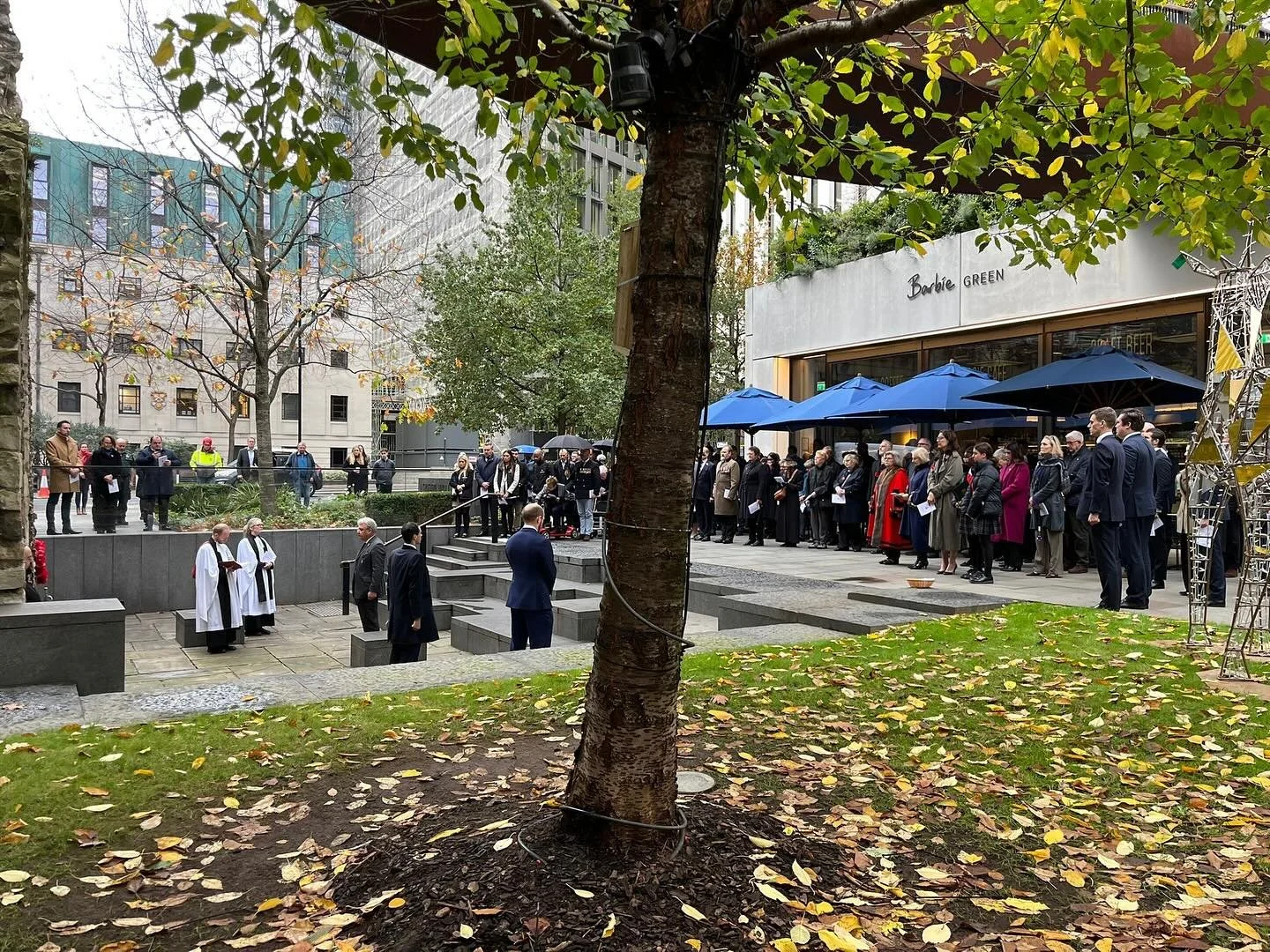 We will remember them. A few years ago we started an Act of Remembrance in the ruins of one of our parish&rsquo;s churches (St Alphage London Wall) for workers and day time parishioners. It has grown and flourished. We remember and pray for those of 