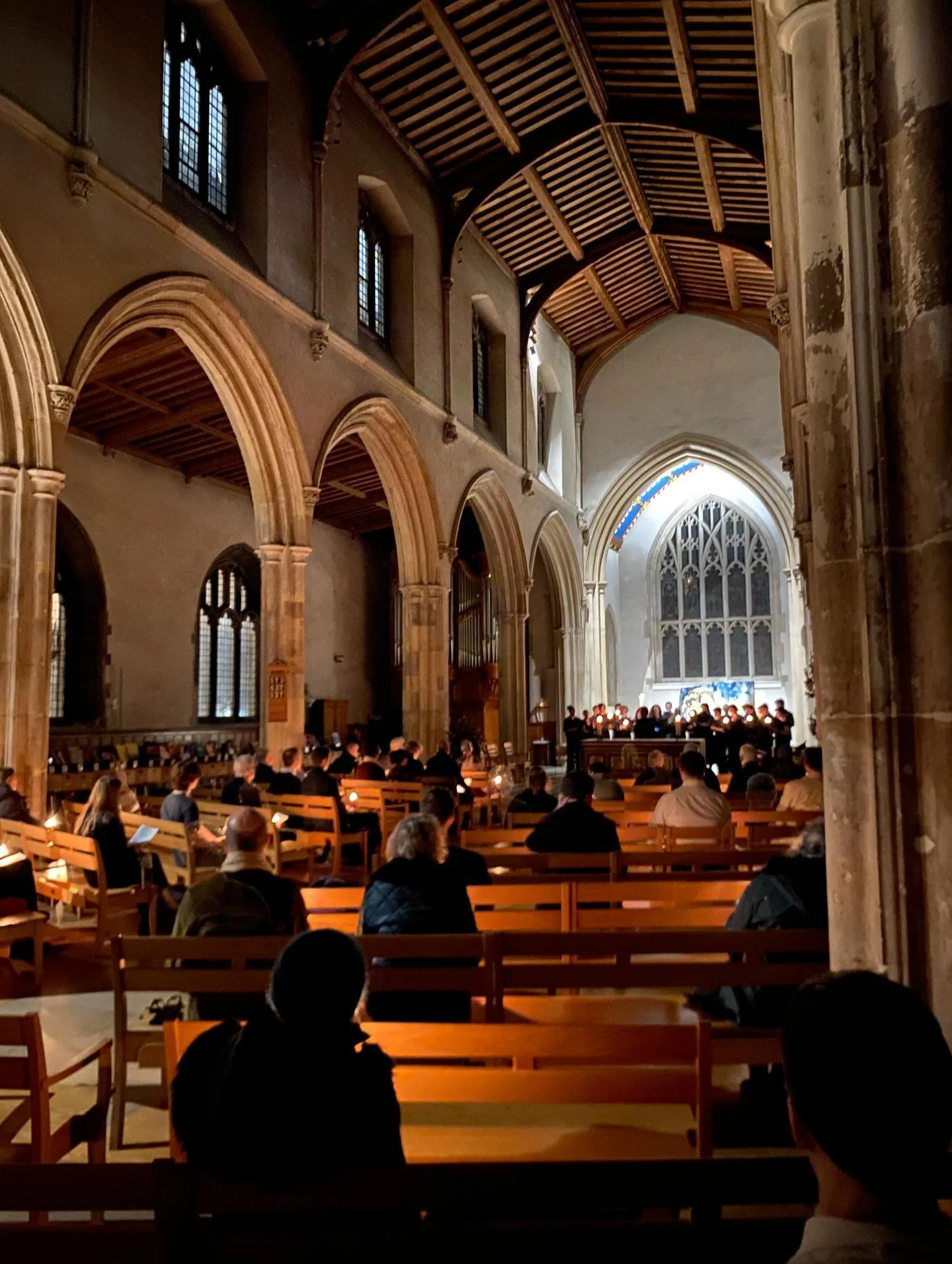 Compline tonight. At #thelittlecountrychurchinthecity &hellip; The Lord almighty grant us a quiet night and a perfect end. #pray #peace #love #hope
