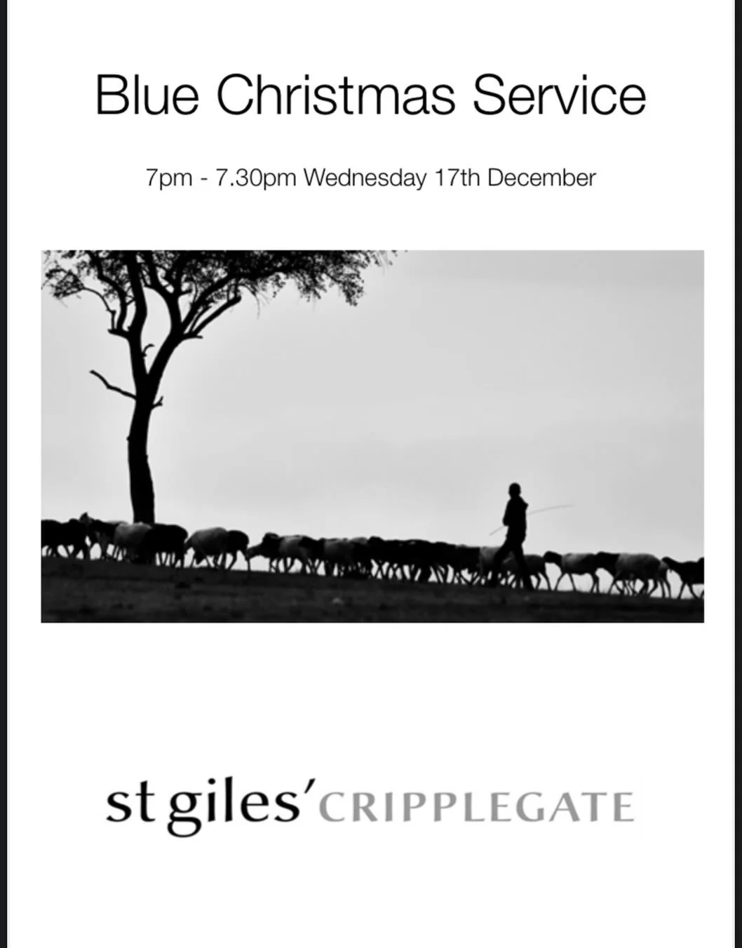 Christmas isn&rsquo;t great for everyone. Our Blue Christmas is open to all - 30 mins of music and readings when we honestly acknowledge the complexity and sadness that many of us experience at Christmas. All are always welcome.