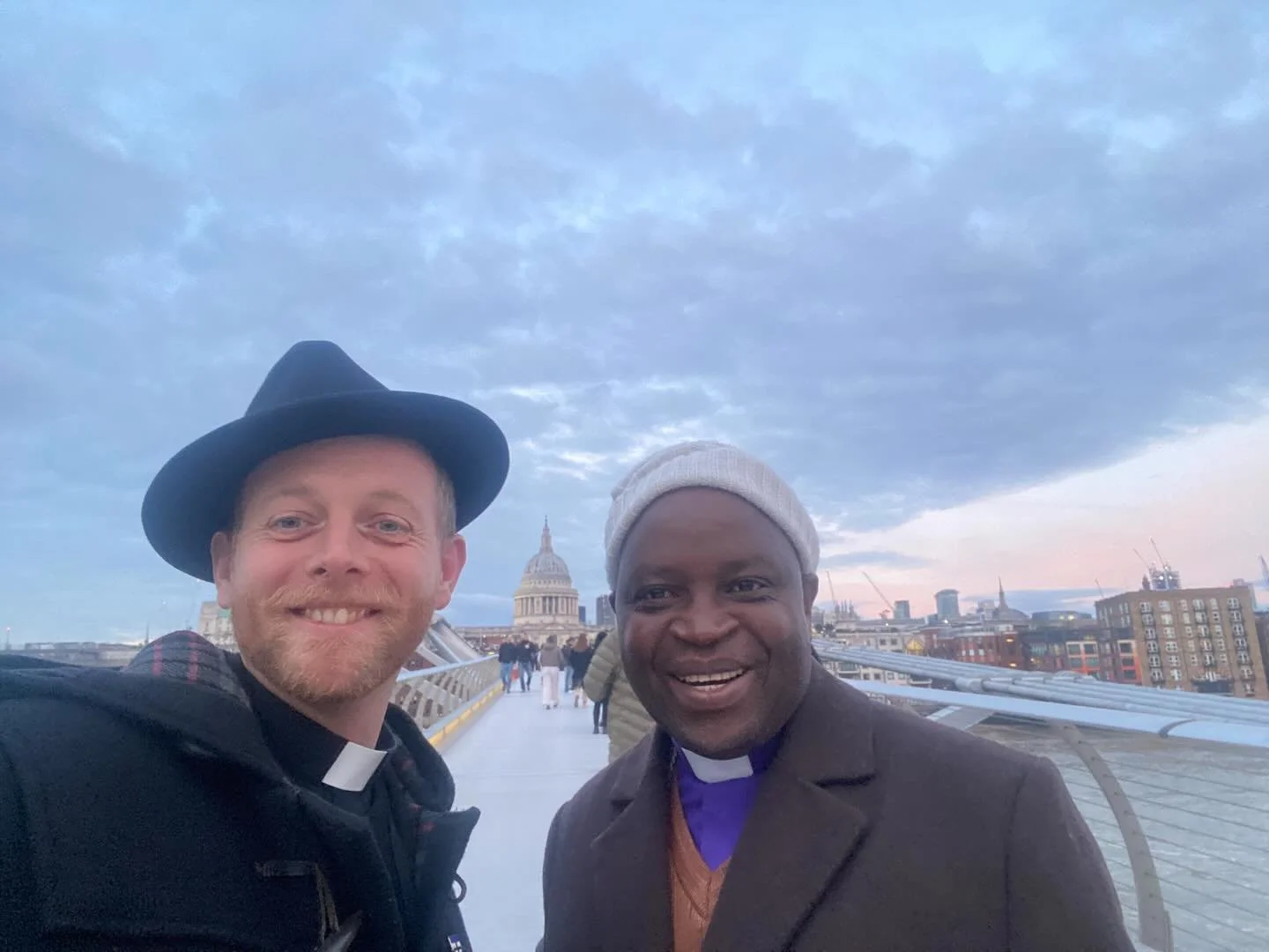 What a delight and privilege to kick off the #weekofprayerforchristianunity with hosting Bishop Darlington from @anglicancommunion Diocese of Kagera in the Church of Tanzania on his way to @cofesuffolk for +Joanne&rsquo;s enthronement. Tonight at 4pm