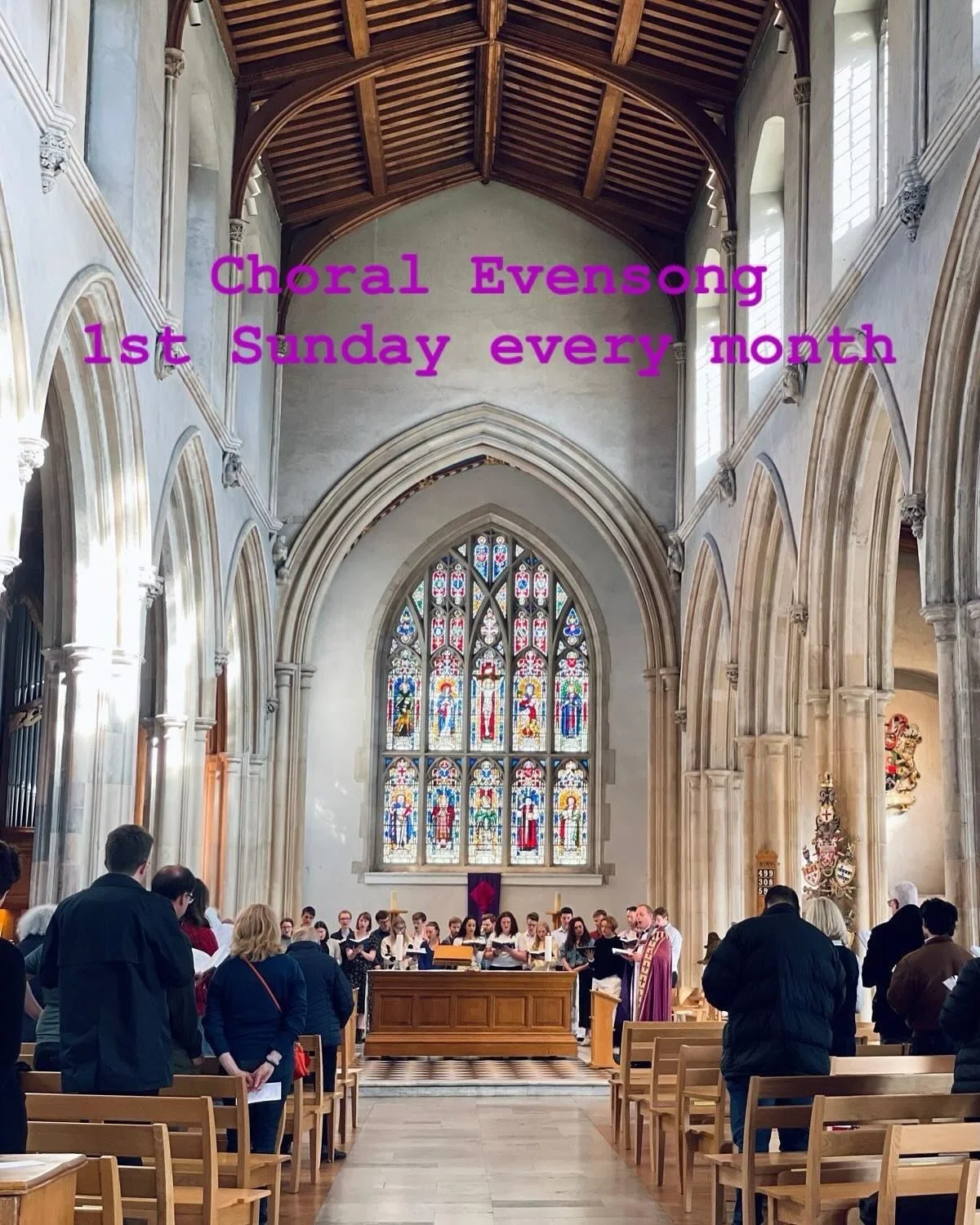 Choral Evensong Candlemas Sunday 1st February 4.00-4.40pm  with the @solis_choir - followed by drinks! come one, come all - the end of christmastide! #thissunday @dioceseoflondon @thechurchofengland