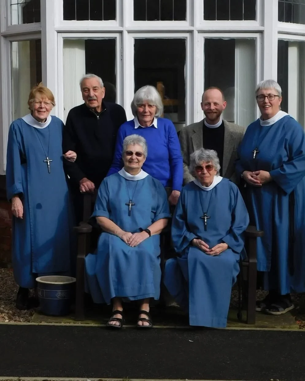 The Anglican Religious Community of the Holy Name - celebrating 25 years+ for Sr Julie today with Mass and lunch in sunny East Yorkshire.

Fr Jack lived with the Sisters in their Manchester Branch House testing vocation to priesthood at St Chrysostom