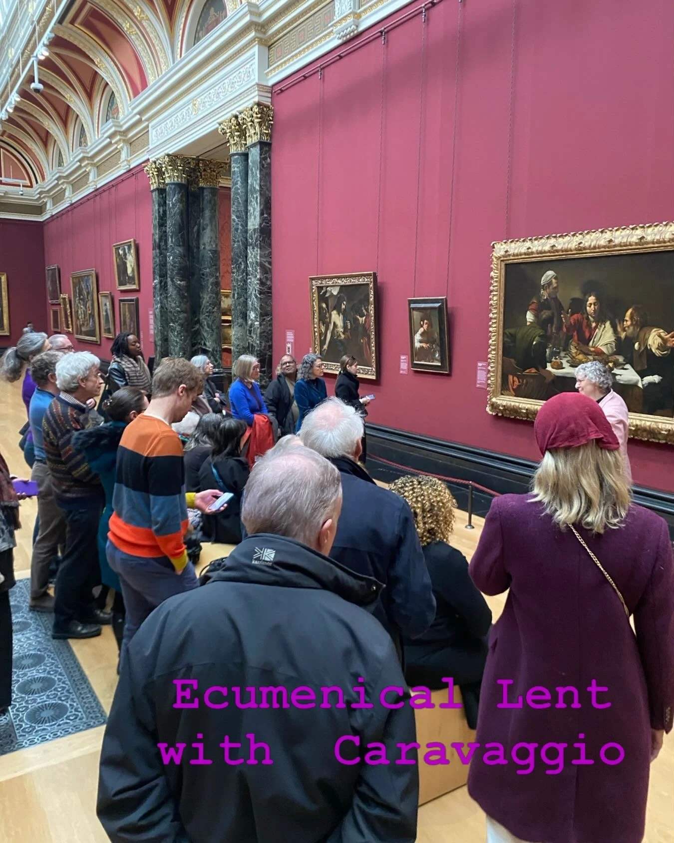 The wonderful climax of our Lent series @nationalgallery with @wesleyschapel.lm @rcwestminster St Joseph&rsquo;s and St Mary Moorfields and Jewin Welsh Church&hellip;  @dioceseoflondon @thechurchofengland