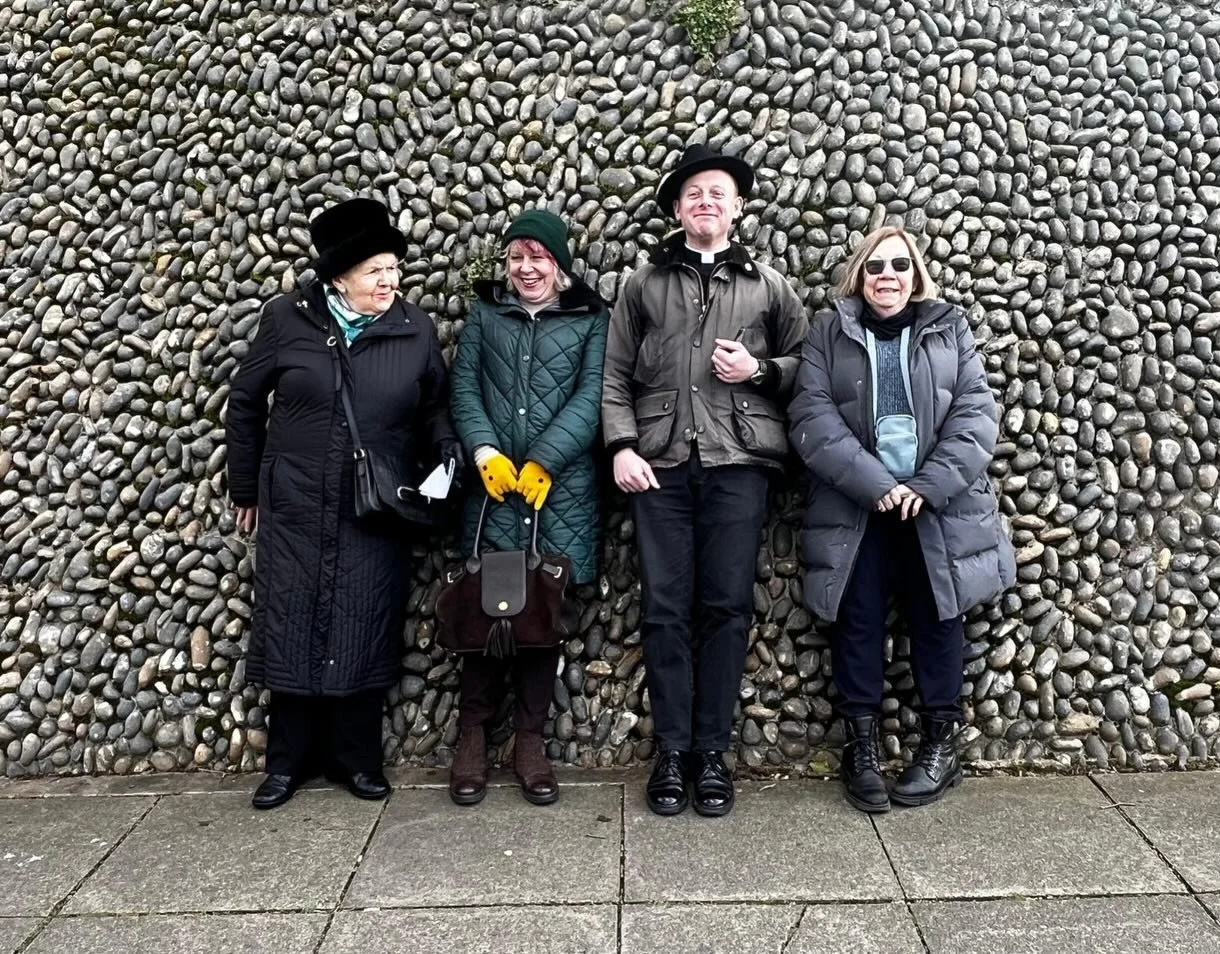 On this day of Mthr Julian of Norwich - a saintly giant of the Church in this land - we give thanks for her continued ministry, pray for her Shrine (remembering a wonderful Ecumenical pilgrimage there two Lents ago with our Roman Catholic, Wesleyan, 