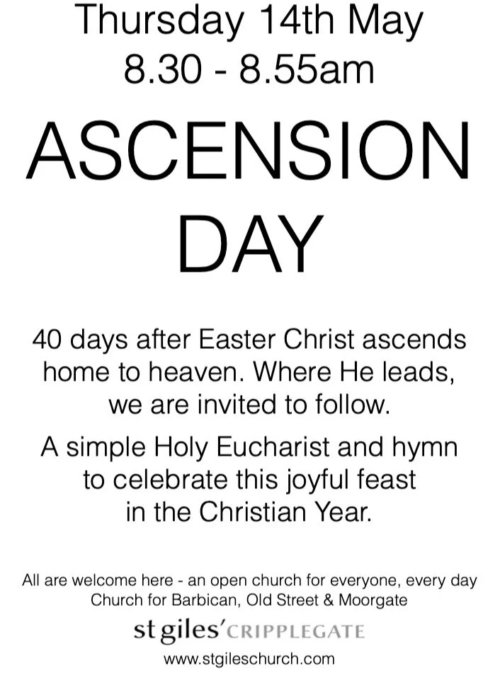 Ascension Day!