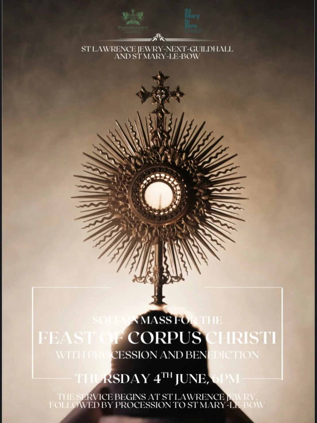 A date for your diary! Invite your friends: a life-changing encounter, inspiring worship, heavenly music, and taking Jesus for a walk through the streets of the greatest city in the world @thecityofldn &hellip; and Fr Jack, our Rector, is preaching! 