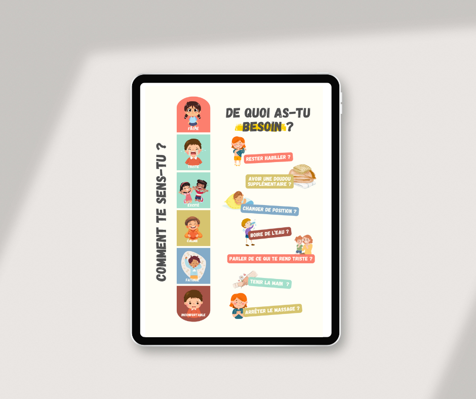 À l’écoute des enfants en massage