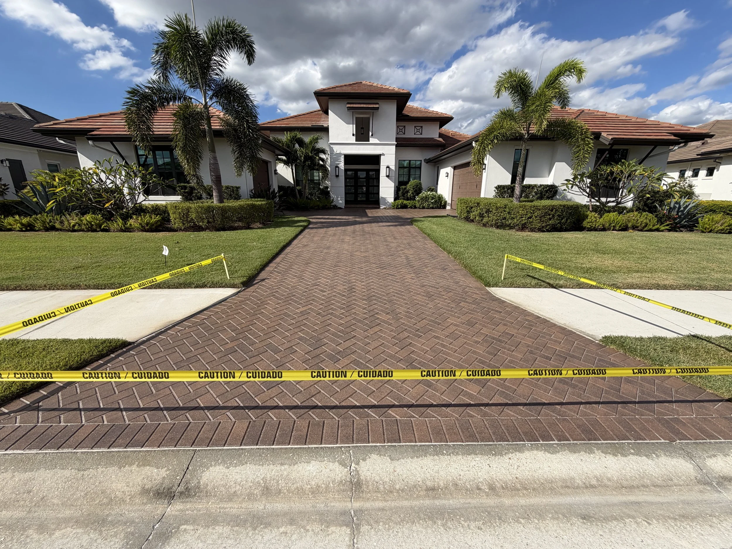 Paver pressure washing and sealing AFTER PHOTO