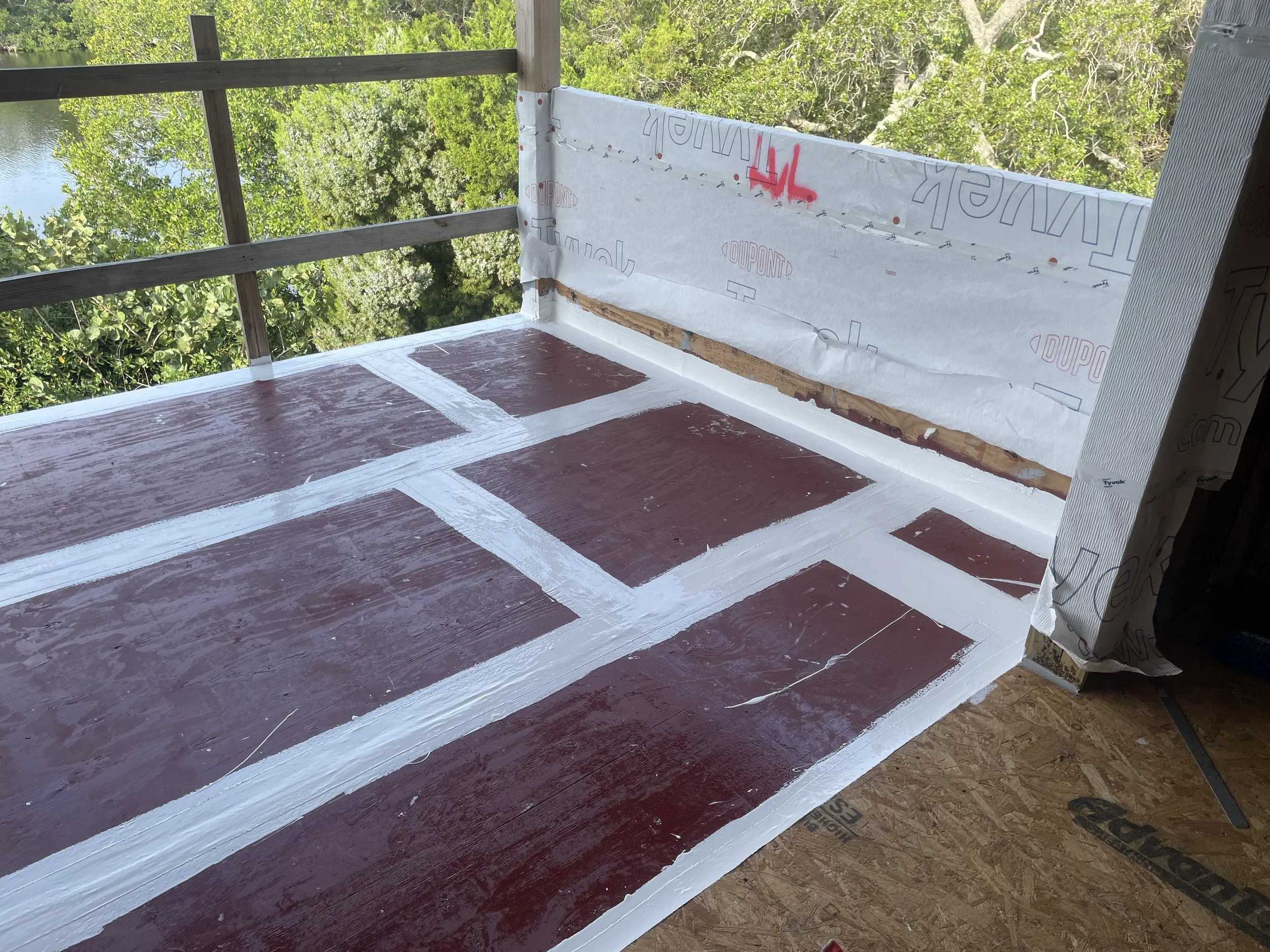 SIKA Balcony Waterproofing with 20 year warranty.