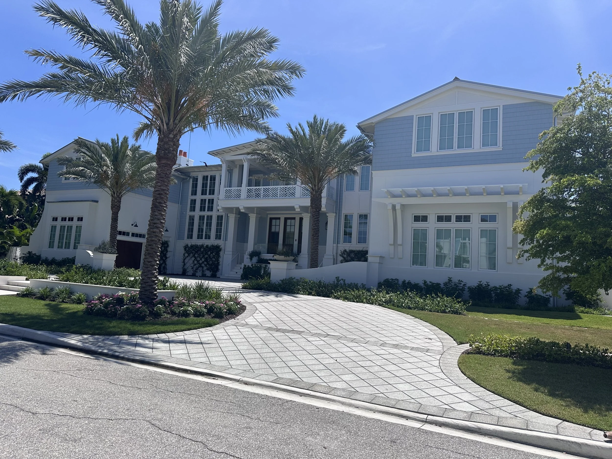VWP completed balcony waterproofing and planter waterproofing on this Bird Key custom home.