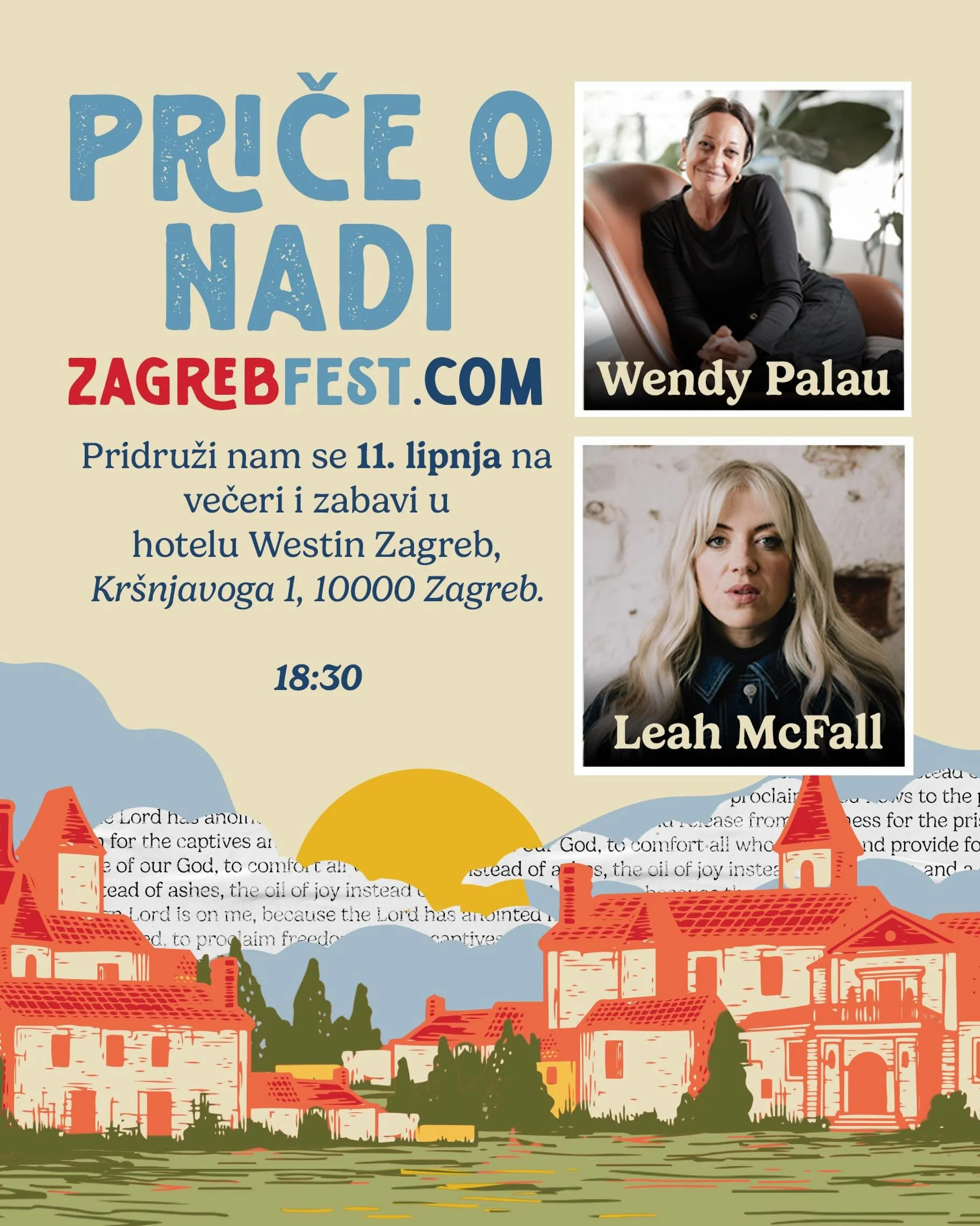 Join us on June 11 for an unforgettable evening of dinner, celebration, and connection at the Westin Zagreb. ✨
&nbsp;
We can&rsquo;t wait to gather together for a special night in the heart of Zagreb.
&nbsp;
🎟️ Tickets are available now &mdash; clic