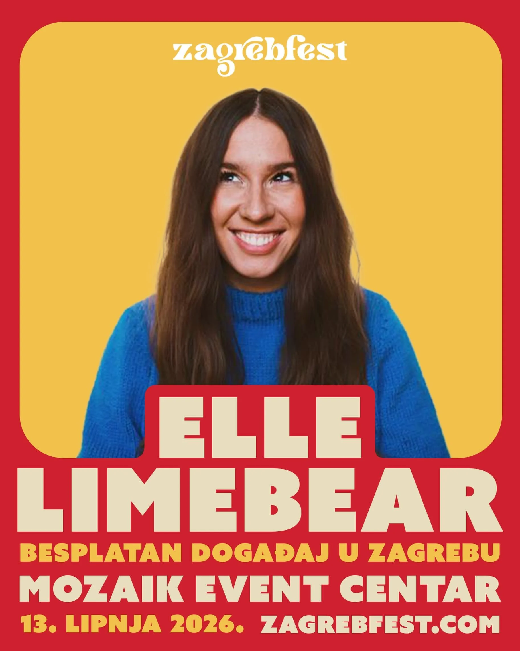 Get ready for @elle_limebear &ndash; worship leader and artist &ndash; live at ZagrebFest! With ethereal vocals and songs full of joy and hope, her music creates space for people to feel seen, known, and free. Don&rsquo;t miss her!

📅 Saturday, 13th