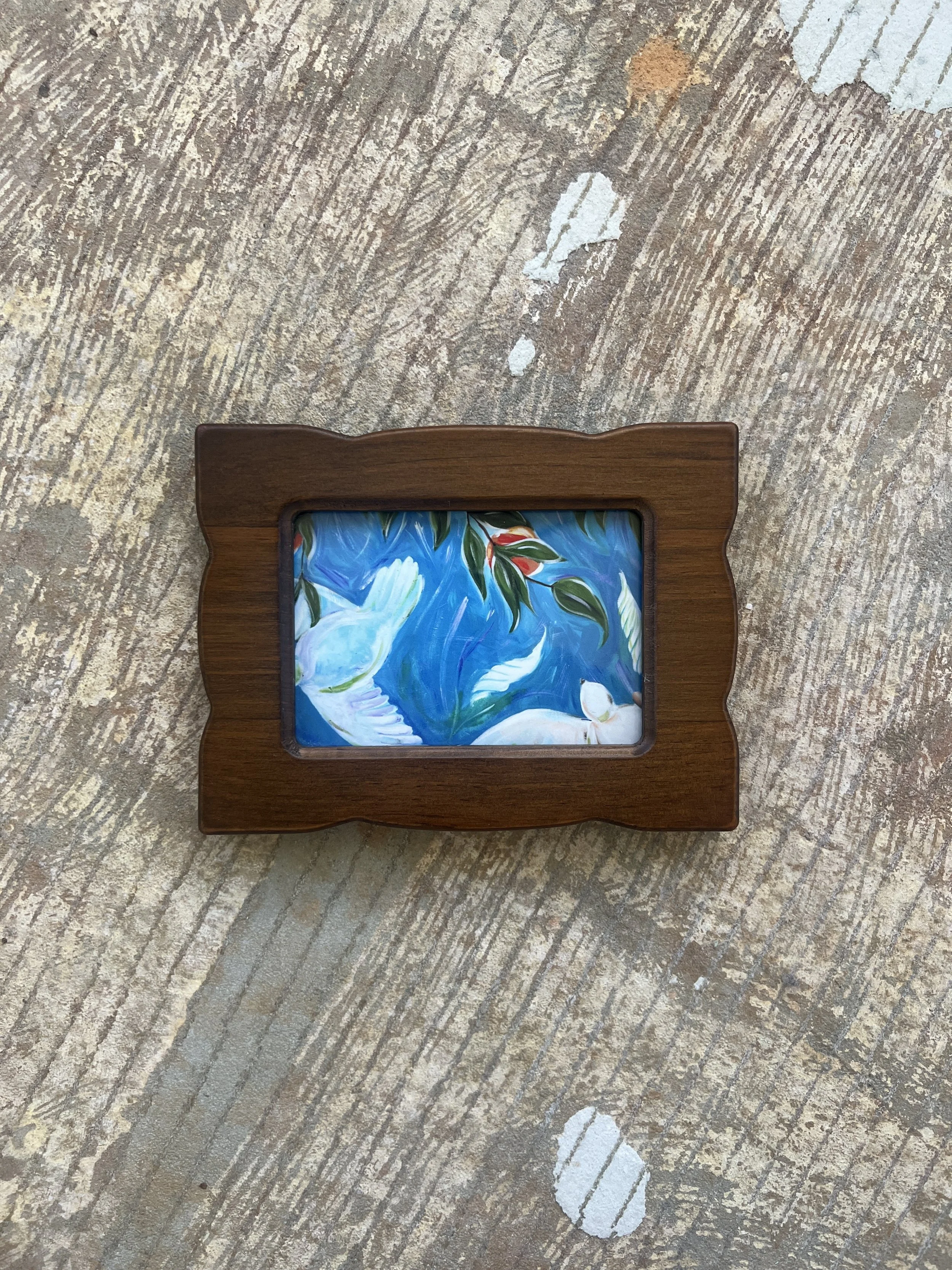 Glimpses of Abide | Miniature Wooden Framed Fine-Art Print