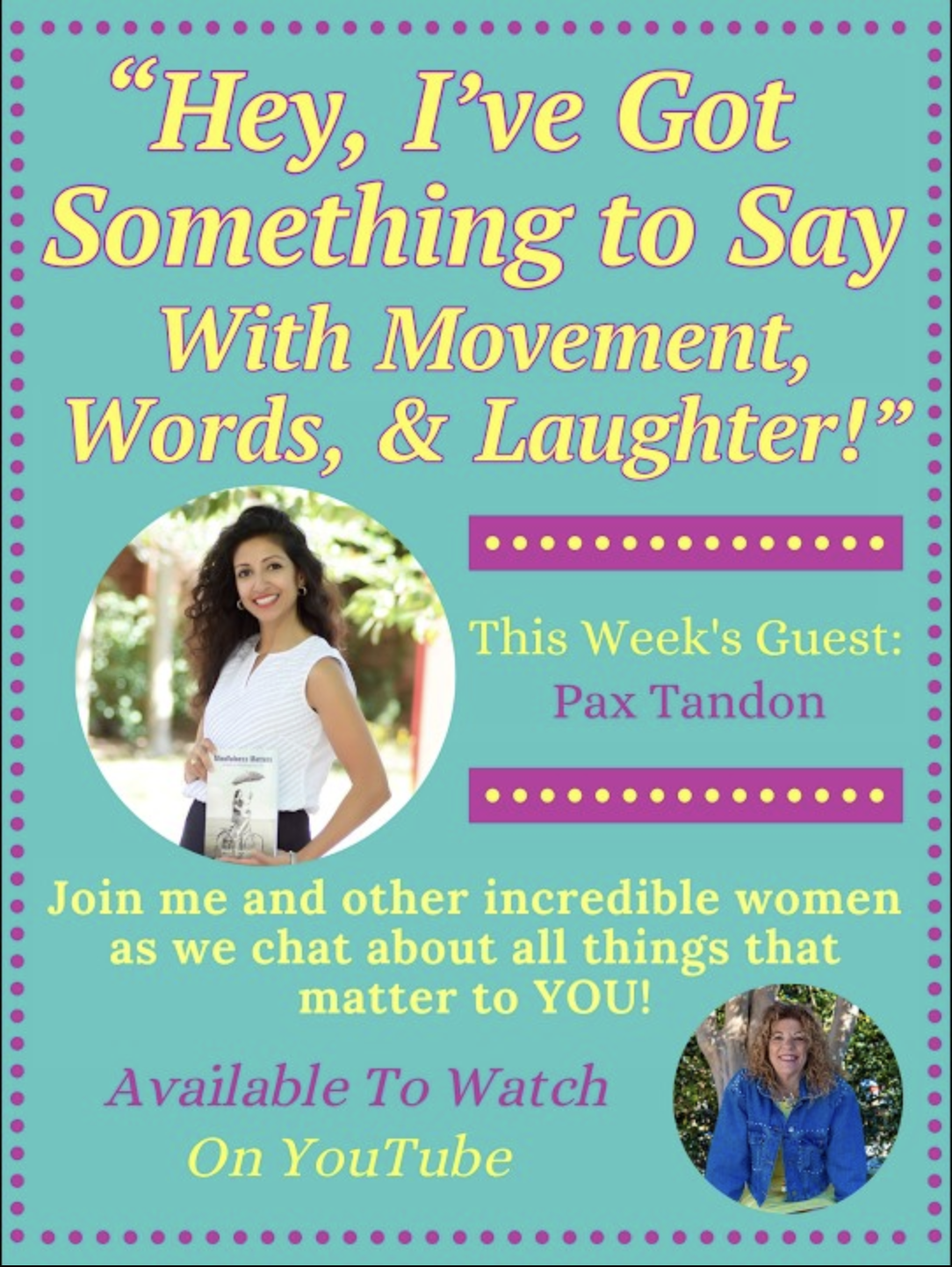 Hey, I’ve Got Something to Say Podcast