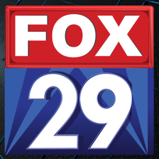 The FOX 29 logo with red, white, and blue colors. with transparent background