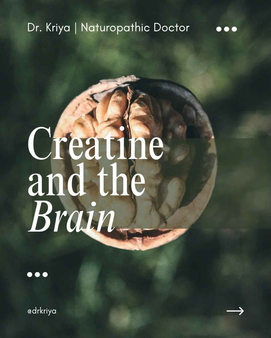 While creatine can provide many cognitive benefits, it is not a bandaid solution, nor does it work well for everyone in practice 🧠🤔

#creatine #naturopathicmedicine #novascotia #alberta #ontario