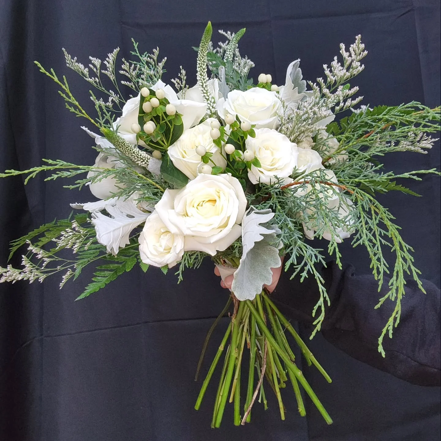 Poppy&rsquo;s very first wedding 🥹
A winter bouquet without the Christmas &mdash; soft, moody, and timeless.
Only a real Buffalo bride says &ldquo;I do&rdquo; when the wind chill is below zero 🤍❄️