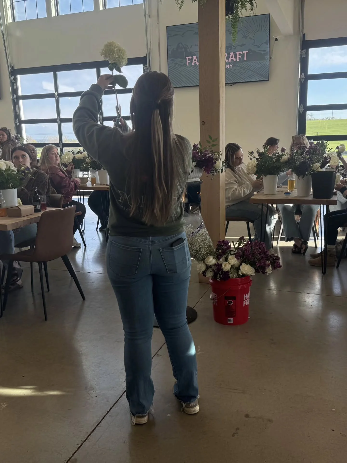 Weddings will always be my first love, but getting to teach this craft and give people a little peek behind the scenes of florals is quickly becoming one of my favorite parts of this job. 🌸

There&rsquo;s just something about watching people create,