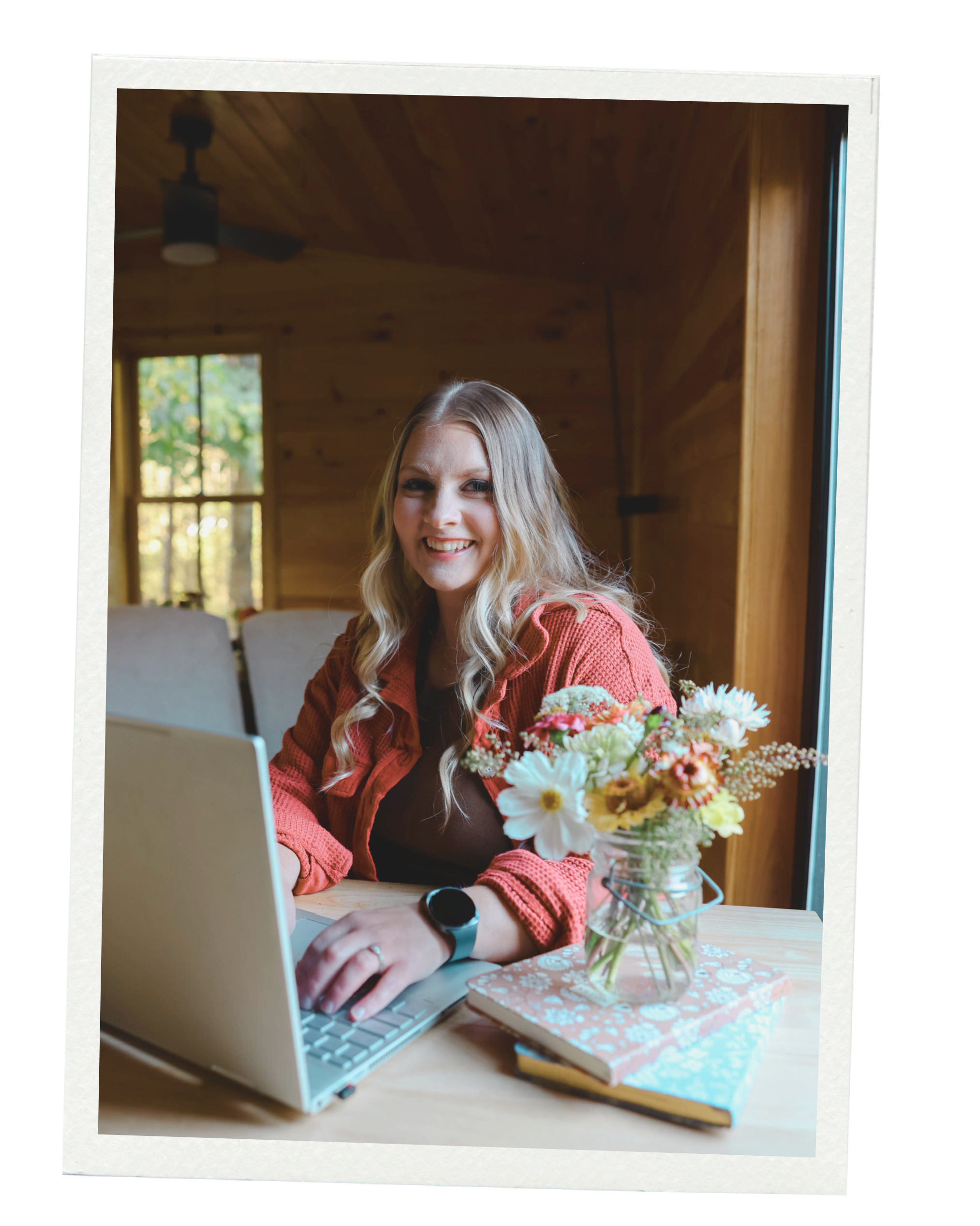 Rebecca, the founder of Poppy’s Petals and Planning. WNY Florist and Wedding Coordinator; Rebecca Feltz.