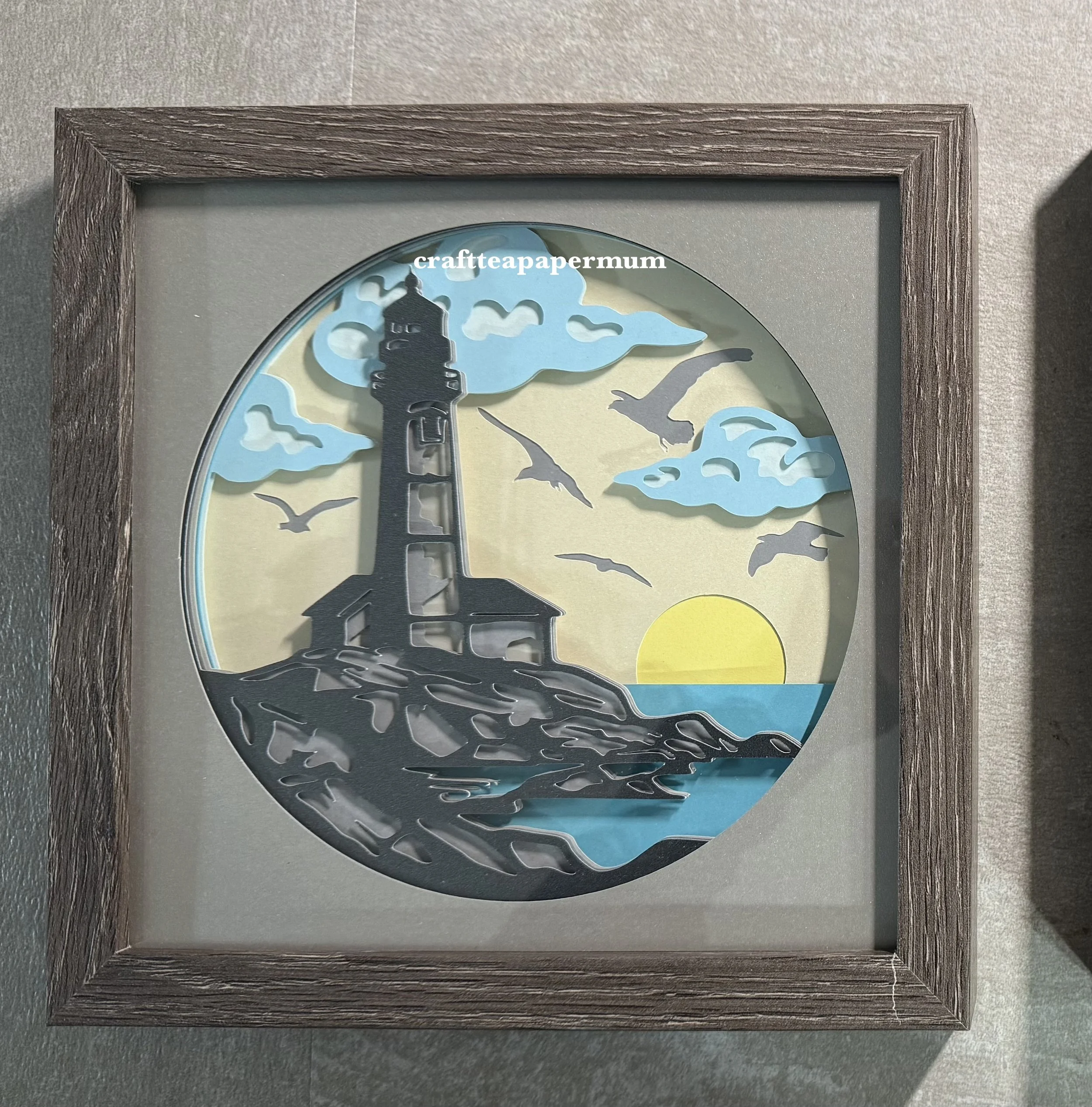 Lighthouse-Cliff with Birds