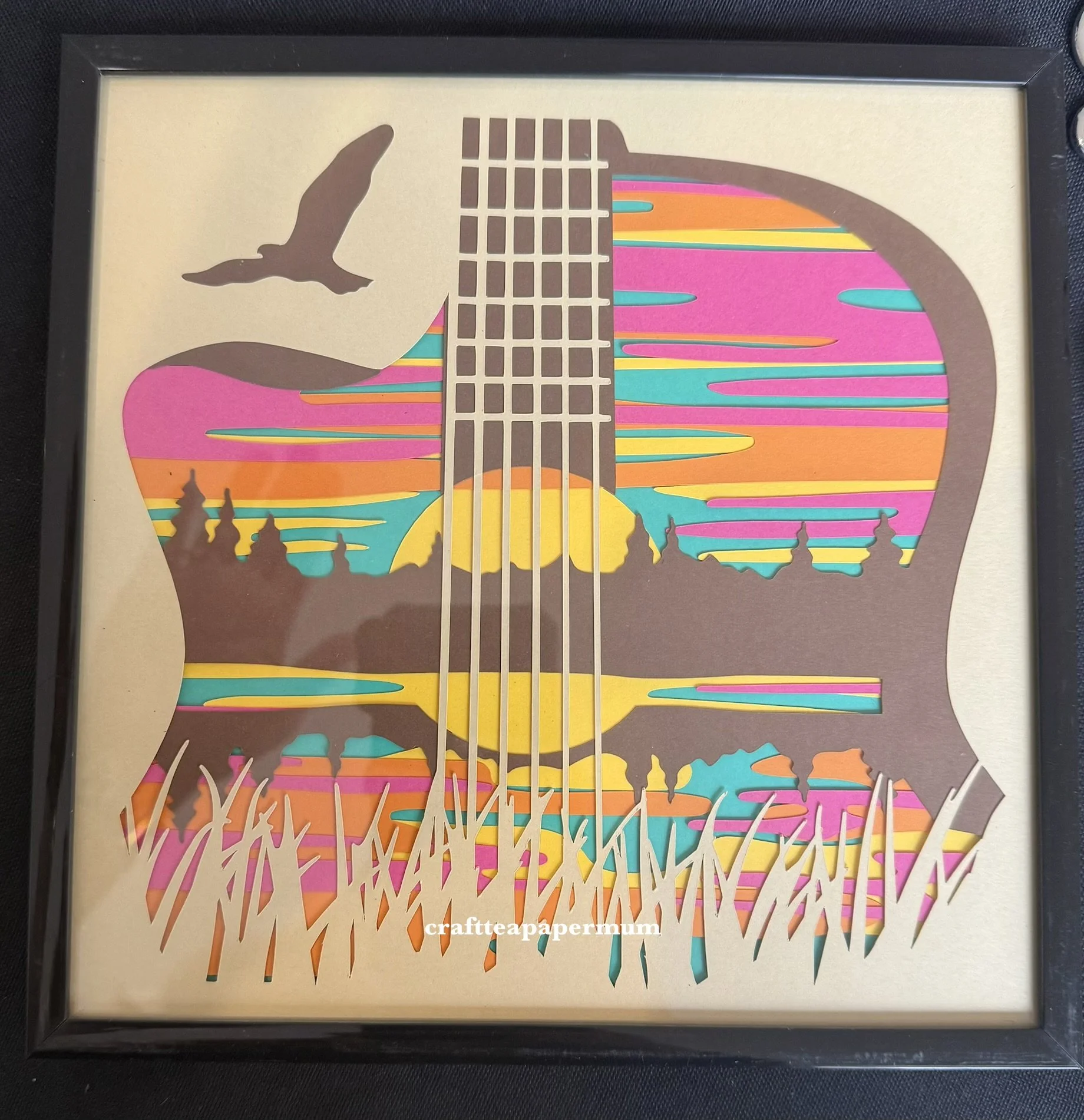 Guitar with Beach