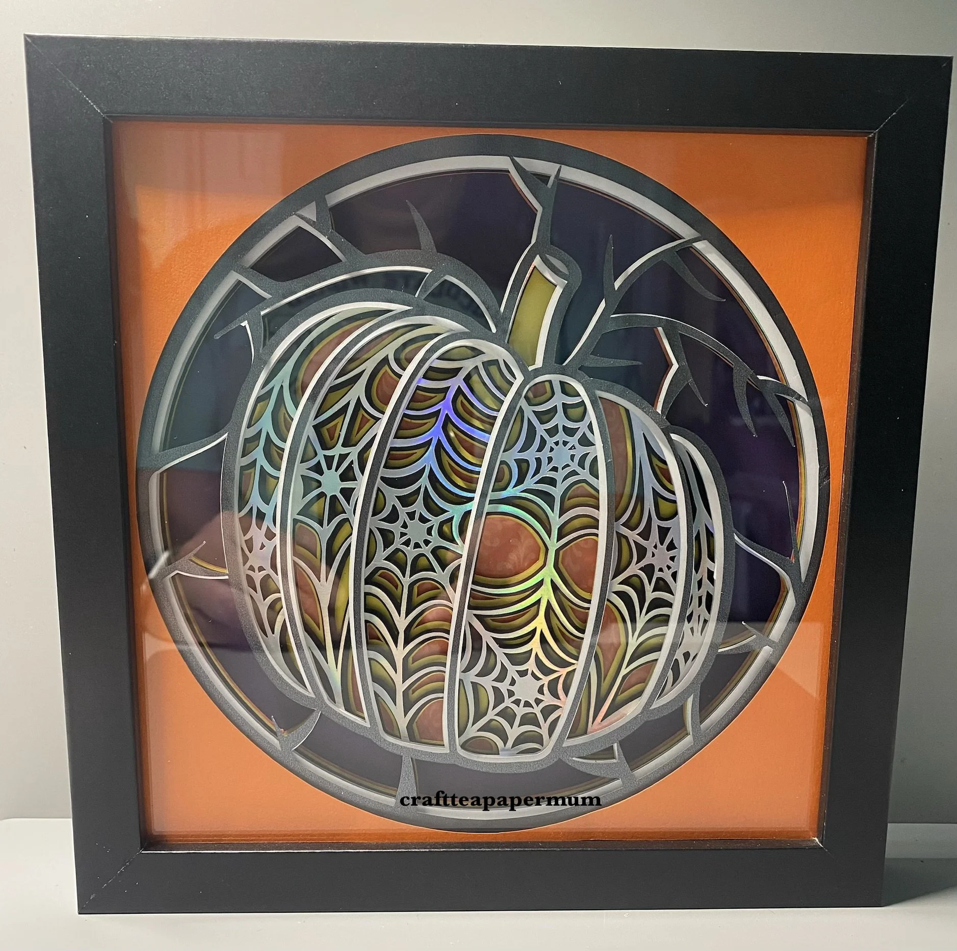 Pumpkin Spider Web