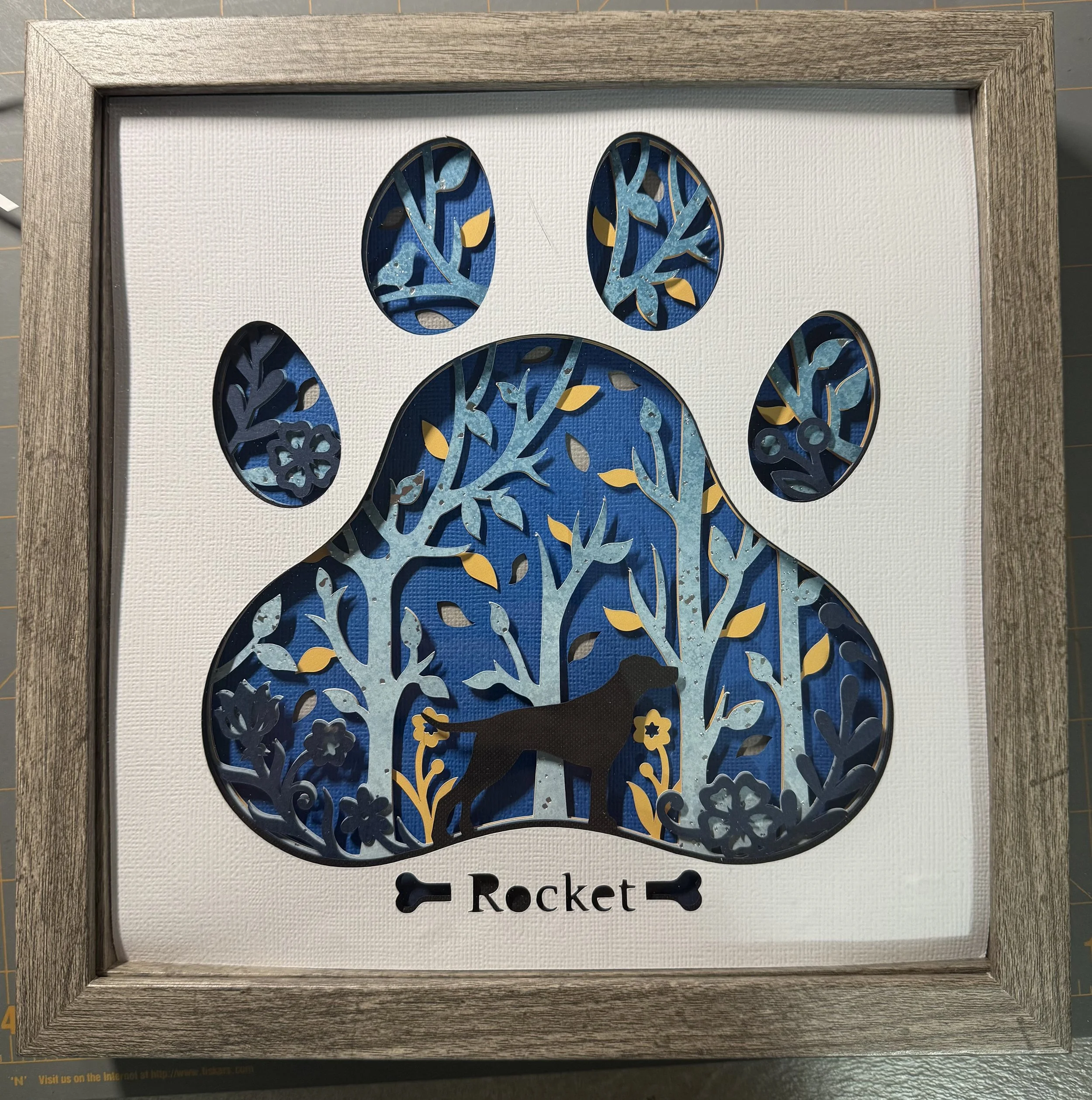 Custom-Dog Paw Remembrance