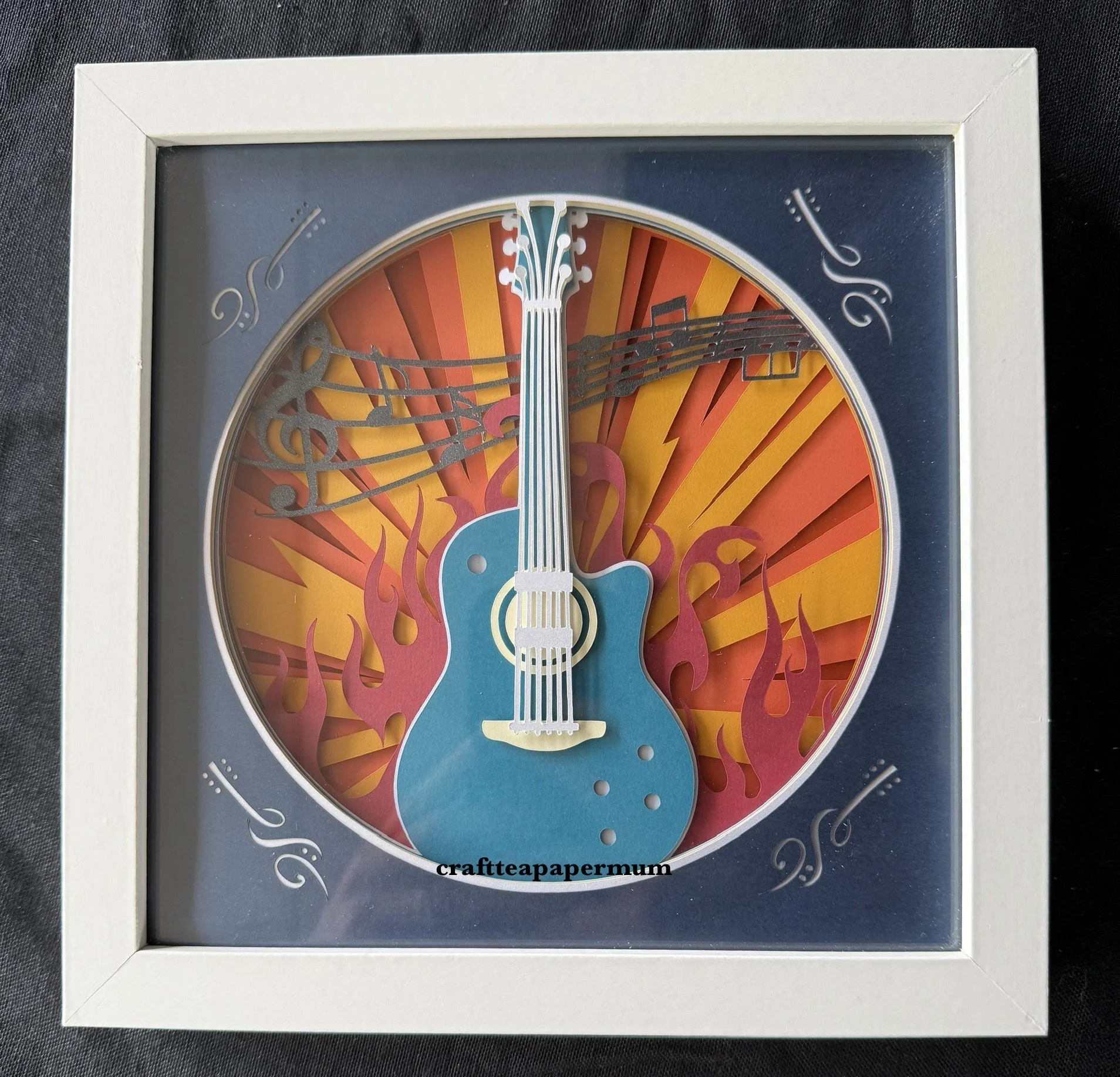 Guitar & Flames
