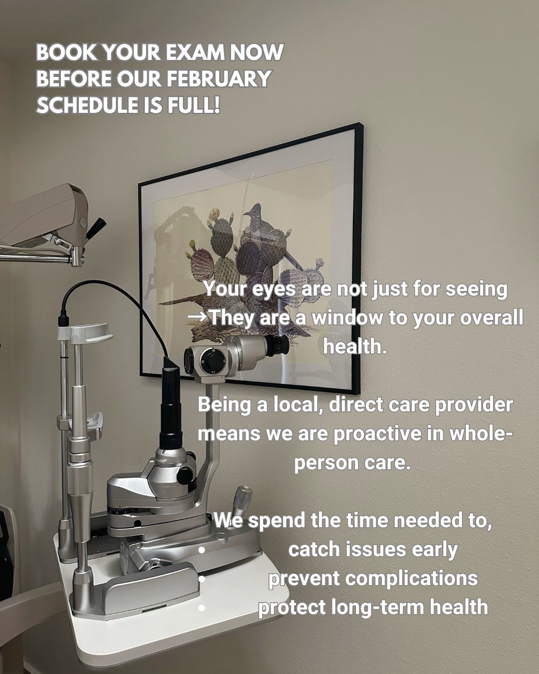 Small Practice. Big Knowledge. 👀
 #DirectCare #directcare #smallbusinessownerlife #smallbusinessowners #eyehealth #wimberleytx #independentcare #IndependentCare