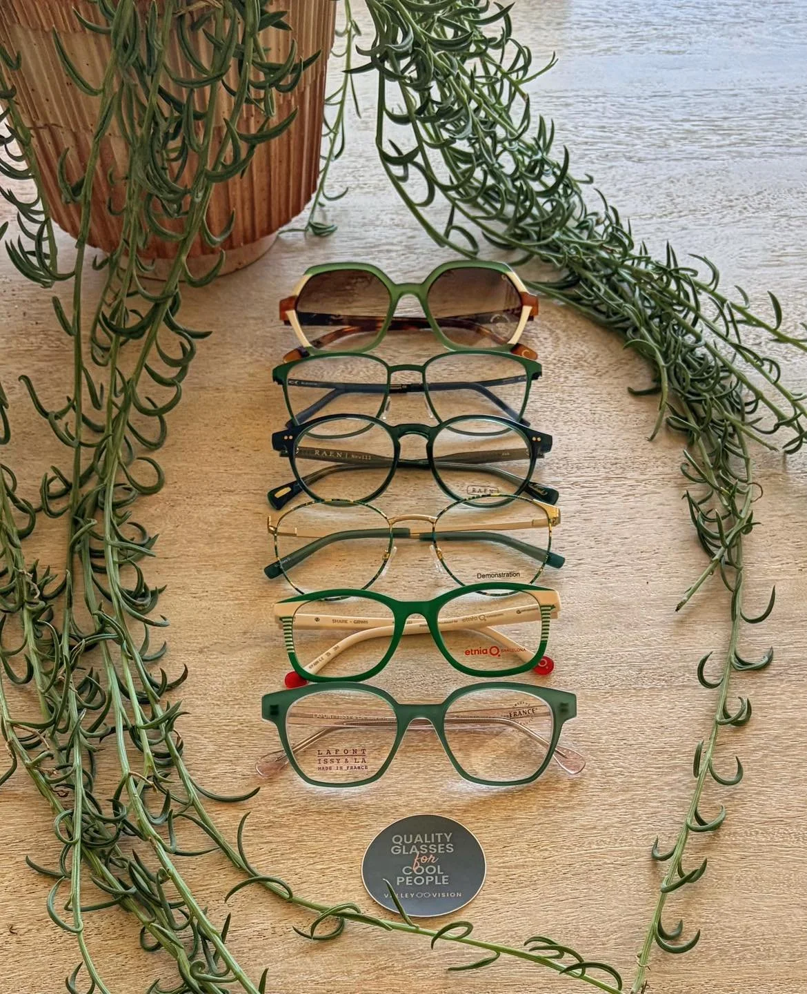 Something green for your St. Patrick&rsquo;s day?! ✅🍀
Come in to shop frames anytime! Link in bio to schedule an eye exam!