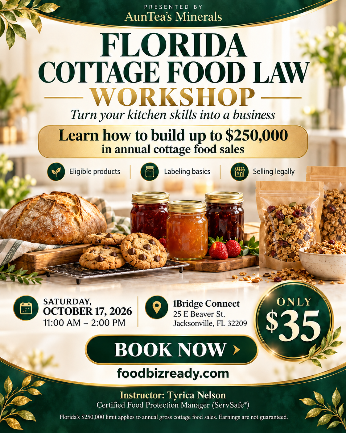 Florida Cottage Food Law Lunch & Learn Workshop