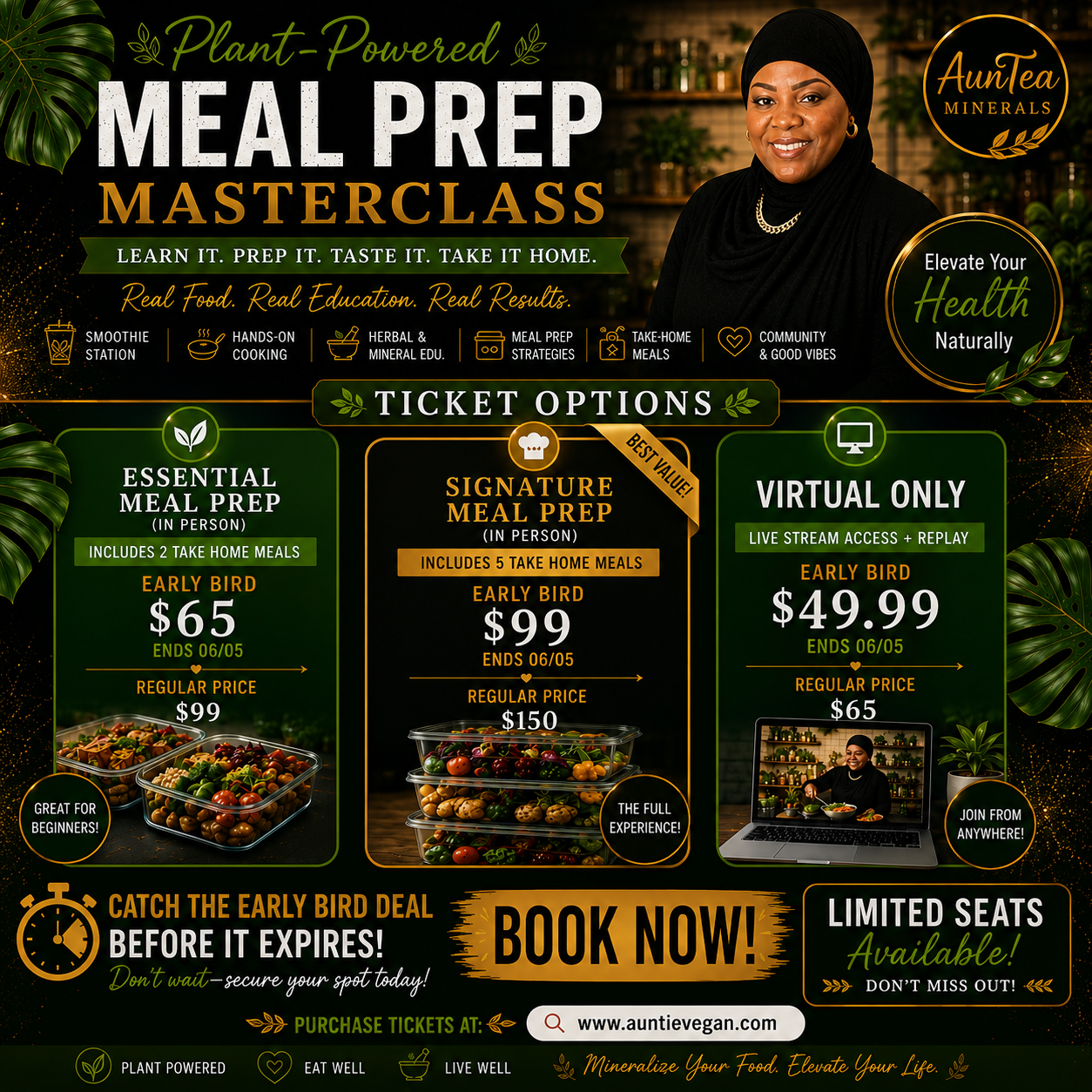 Plant Powered Meal Prep Masterclass