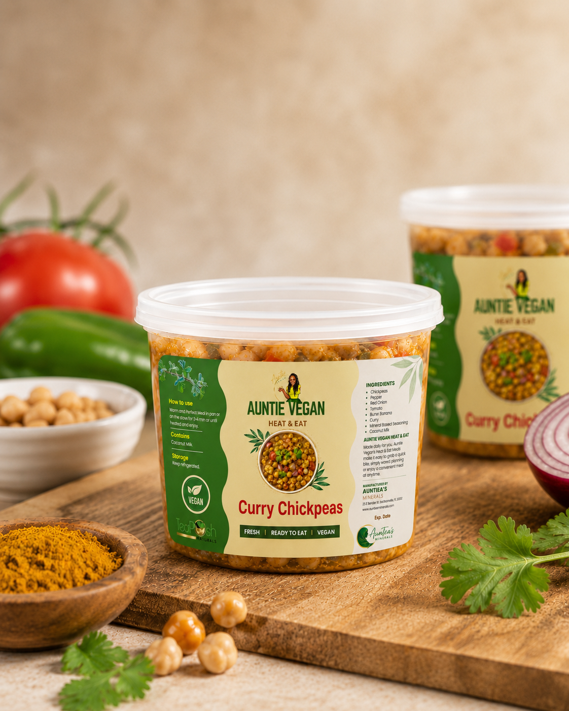 Heat & Eat Curry Chickpeas