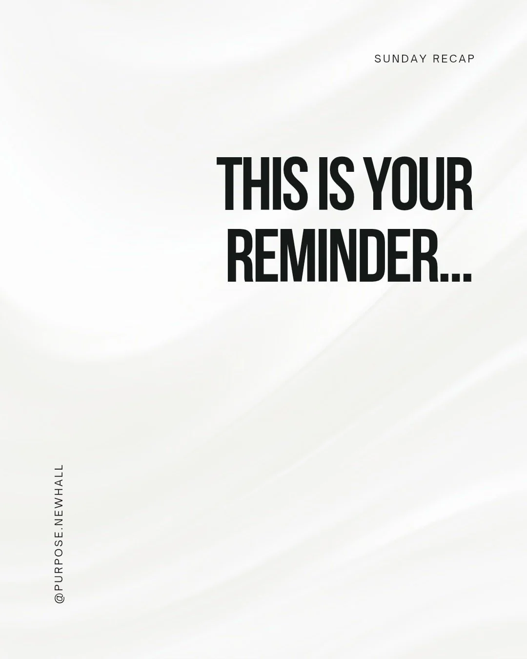 God has freed you from your addiction, your hurts, your pain. 

If God has freed you from the chains, then we need to stop picking them up. 

Instead, let us press on with what God is calling us towards. 

#purposechurch #puroosechurchnewhall #newhal