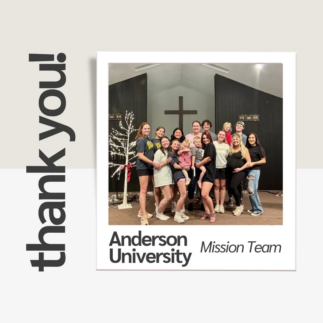 Huge s/o to the @andersonuniversity Mission Team &amp; @sendrelief for serving our church this past week. We loved having you, and really appreciate all of your hard work. ❤️