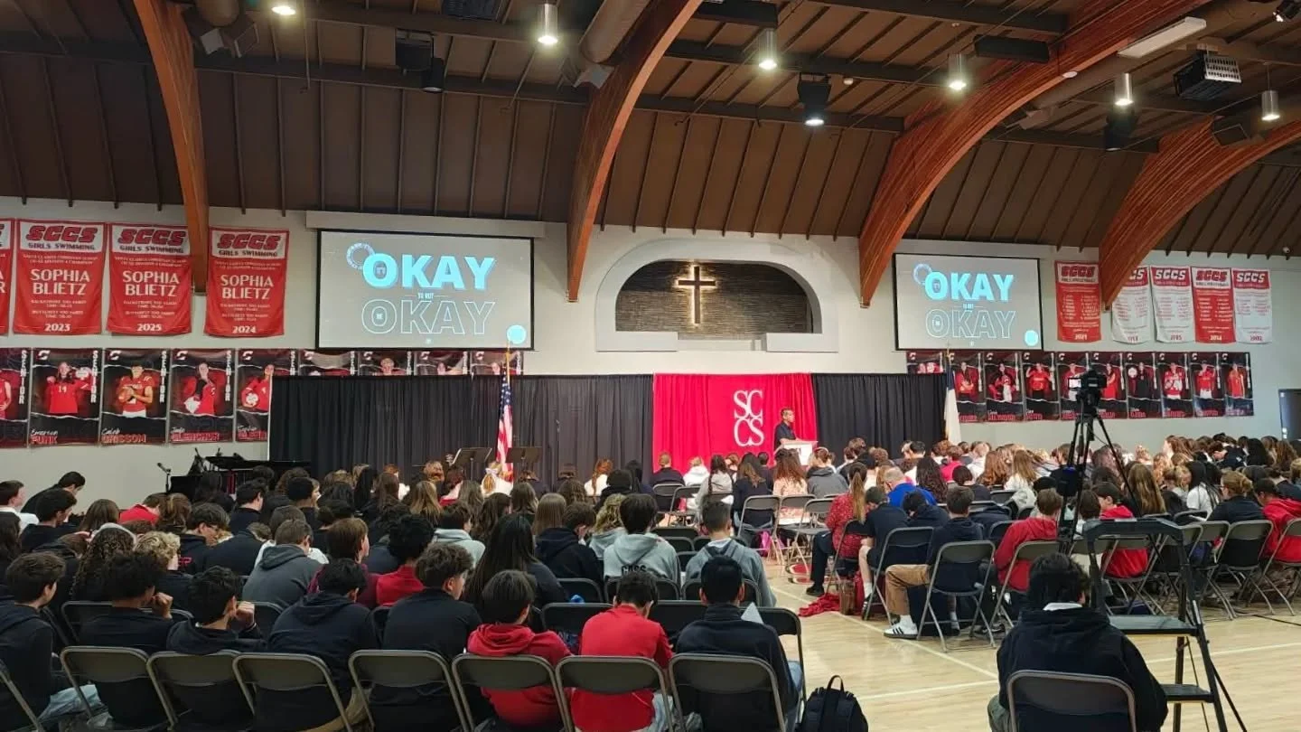 We&rsquo;re incredibly grateful to @sccscardinal and Dr. Wilson for welcoming Pastor Josh to lead chapel today and speak with the entire student body.

It was powerful to see students reminded that it&rsquo;s okay to not be okay and that Jesus meets 