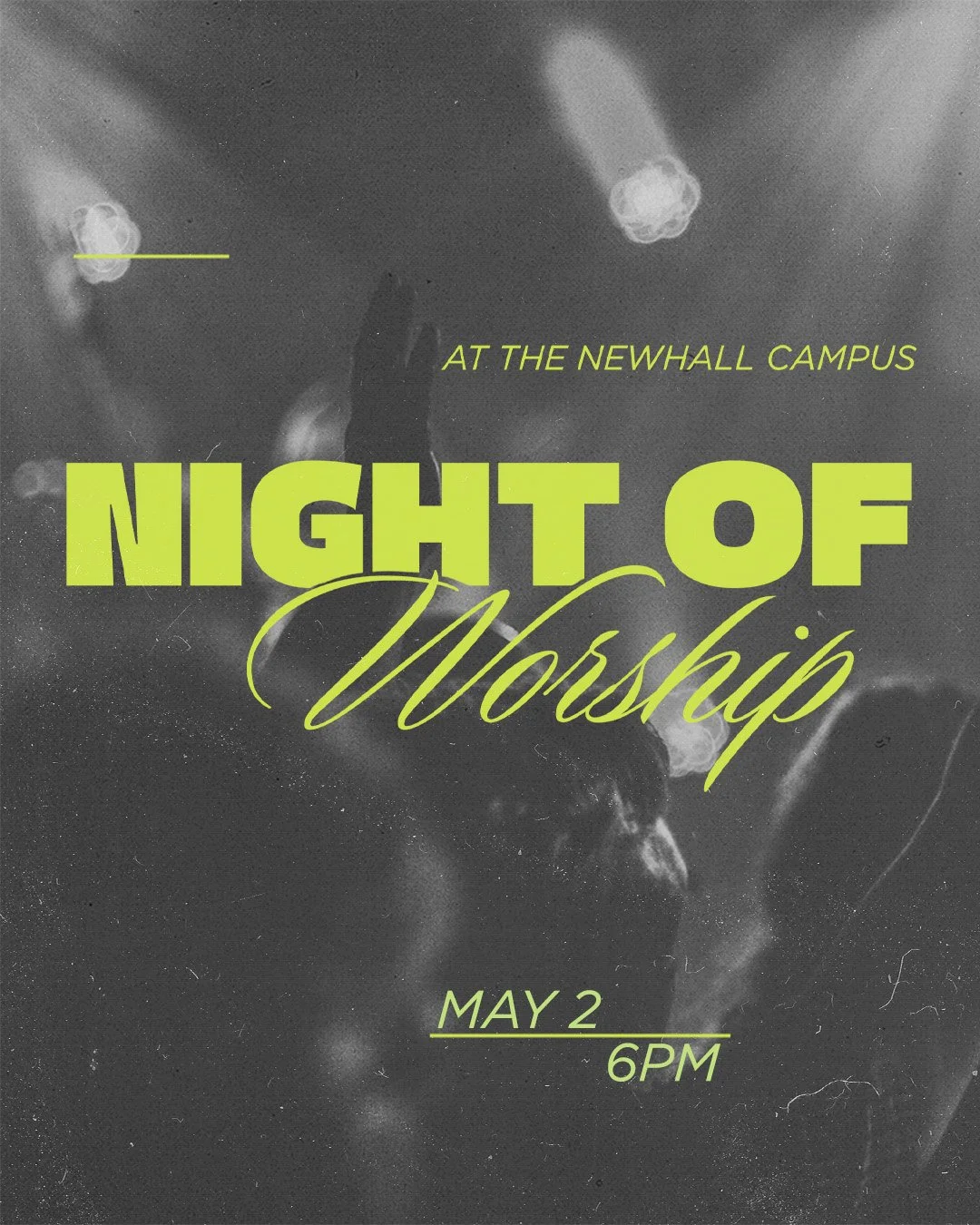 Life has a way of draining you before you even realize it.
The noise, the pressure, the constant pace&hellip; it adds up.

This is a night to step away from all of that.
To slow down. To breathe. To be reminded of who God is and what He&rsquo;s done.