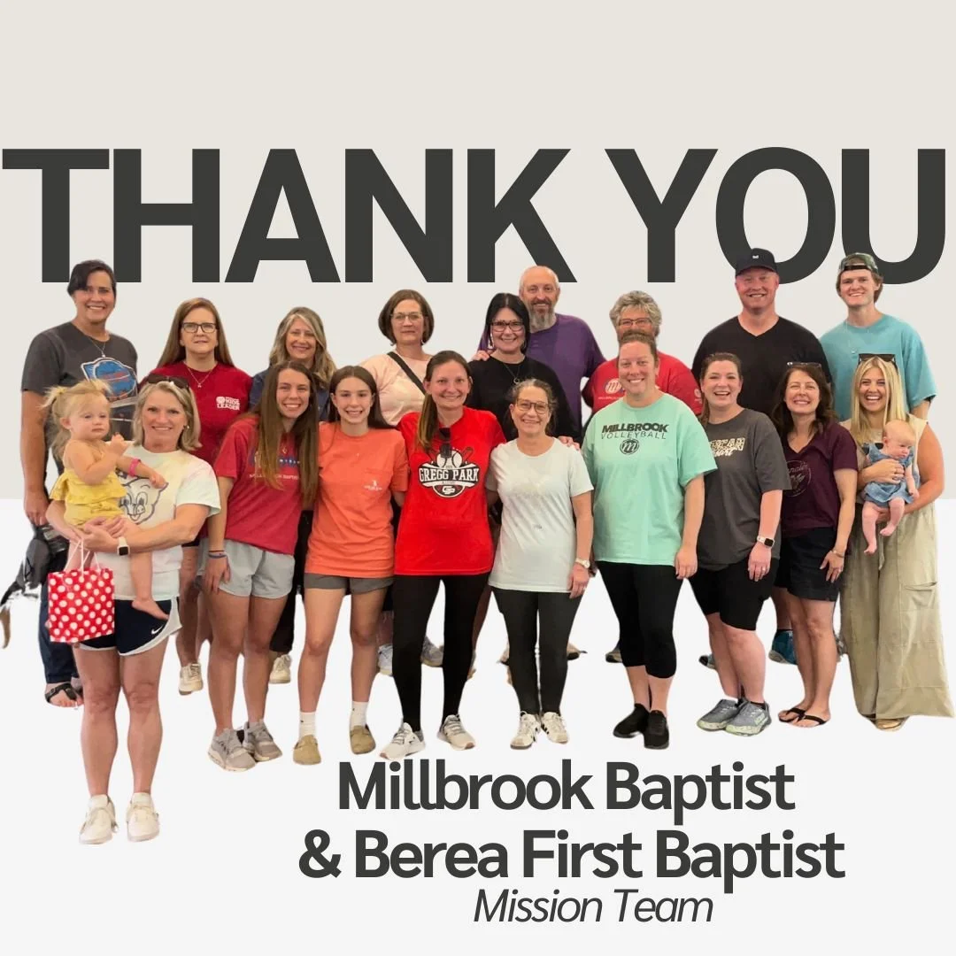 Shoutout to @millbrookaiken &amp; @bereafirst (from South Carolina) for sending this amazing team to help us with signs and cleaning up around our campus!  We are so grateful for your hearts to serve 🙏