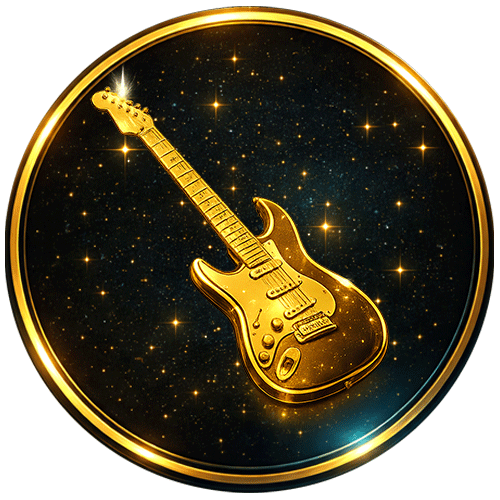 Rock demo icon for a custom hype song with bold, energetic sports motivation